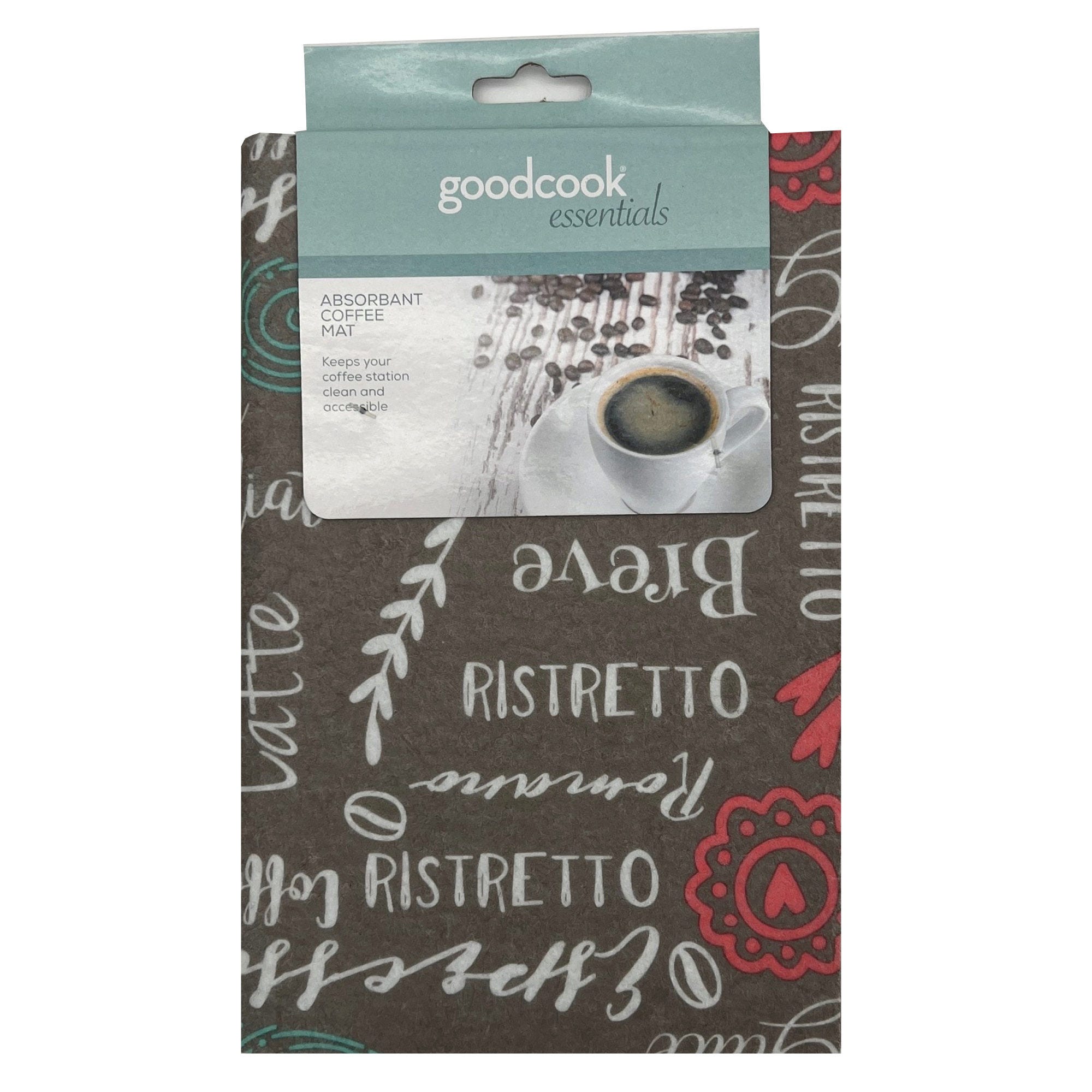 ''Good Cook 18'''' x 12'''' Absorbent COFFEE Mat - Qty 28''