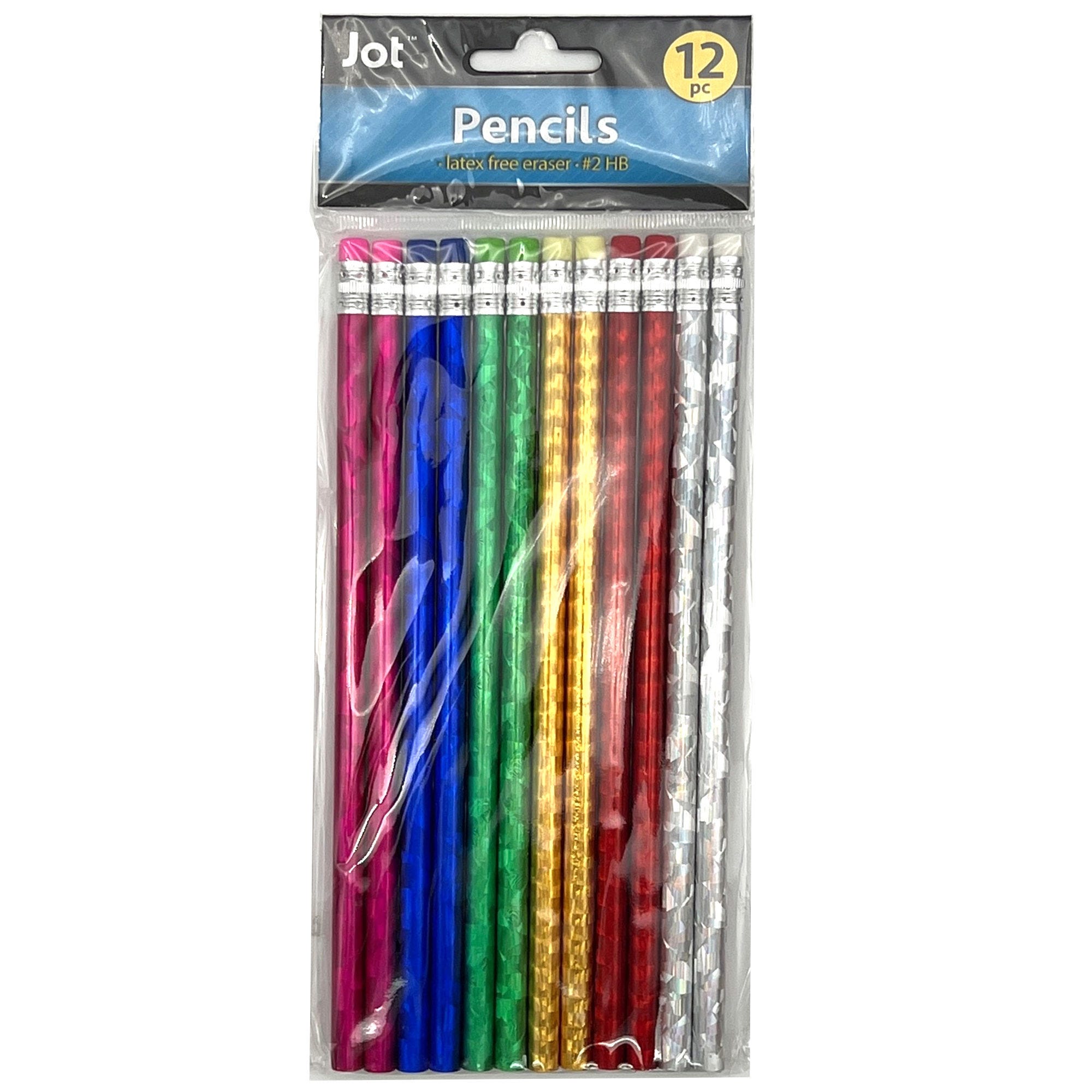 Jot 12 Pack #2 PENCILs with Latex Free Erasers - Qty 26