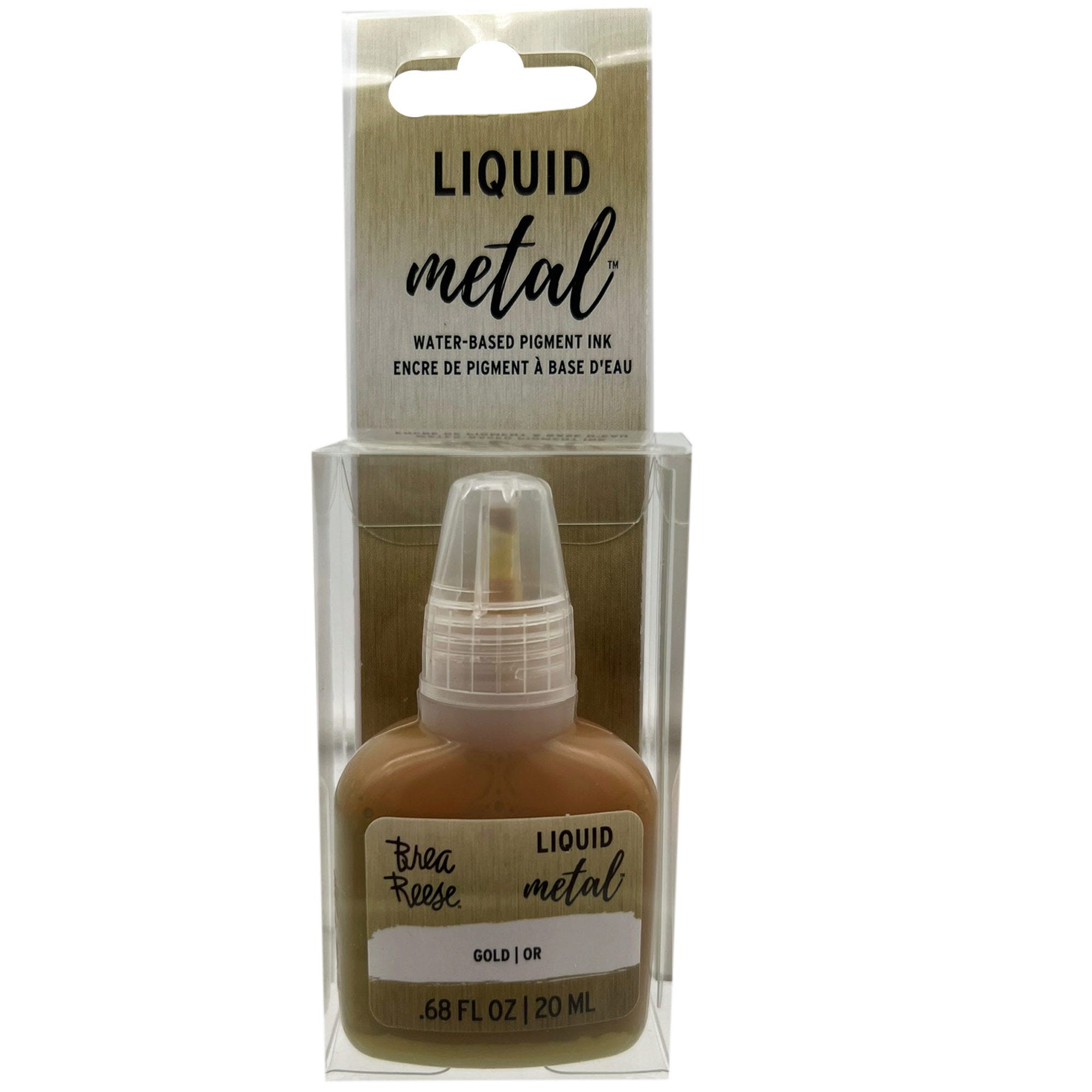 Brea Reese Liquid Metal GOLD Colored Water Based Pigment Ink 20 ML - Qty 72