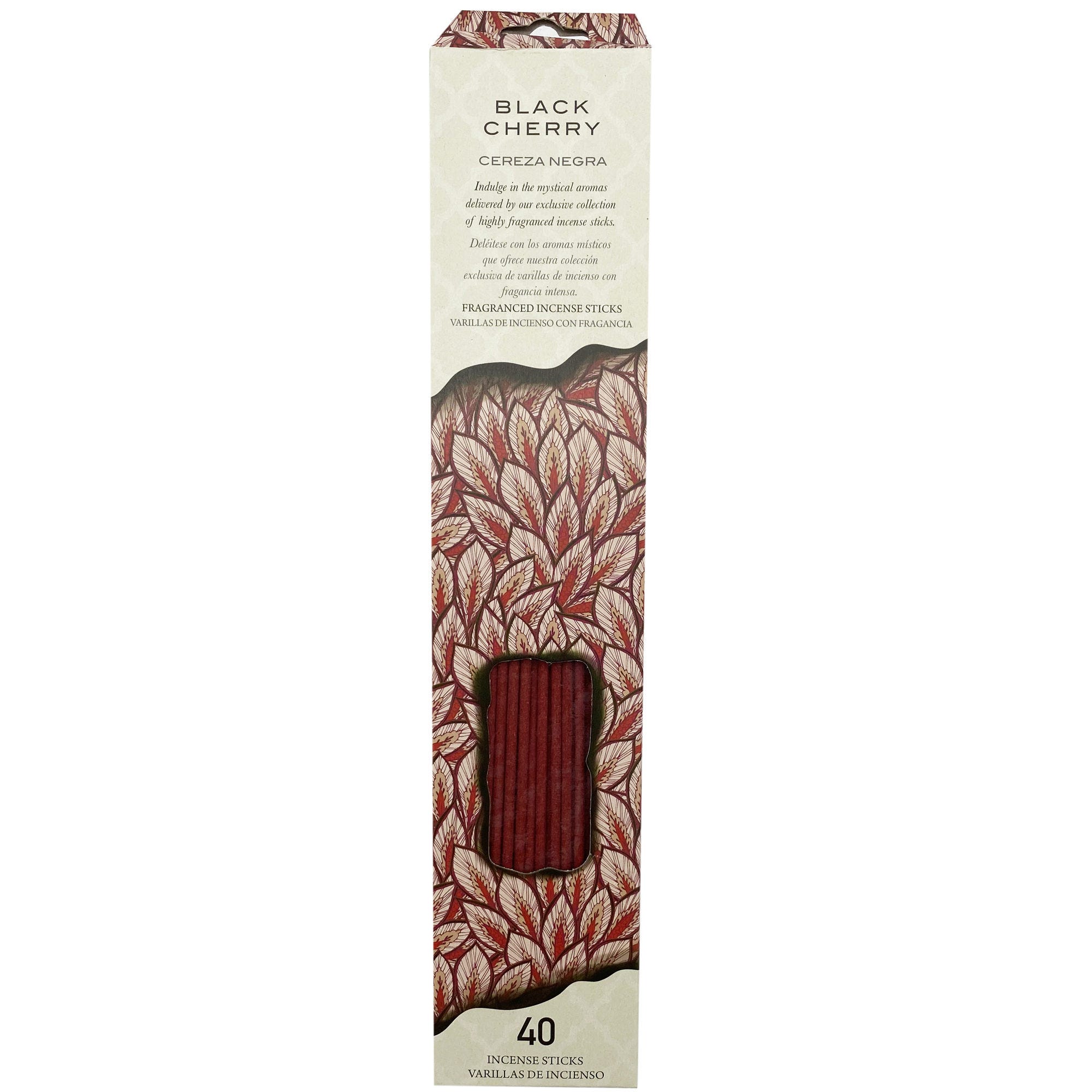 40 Count Black Cherry INCENSE STICKS - Qty 66