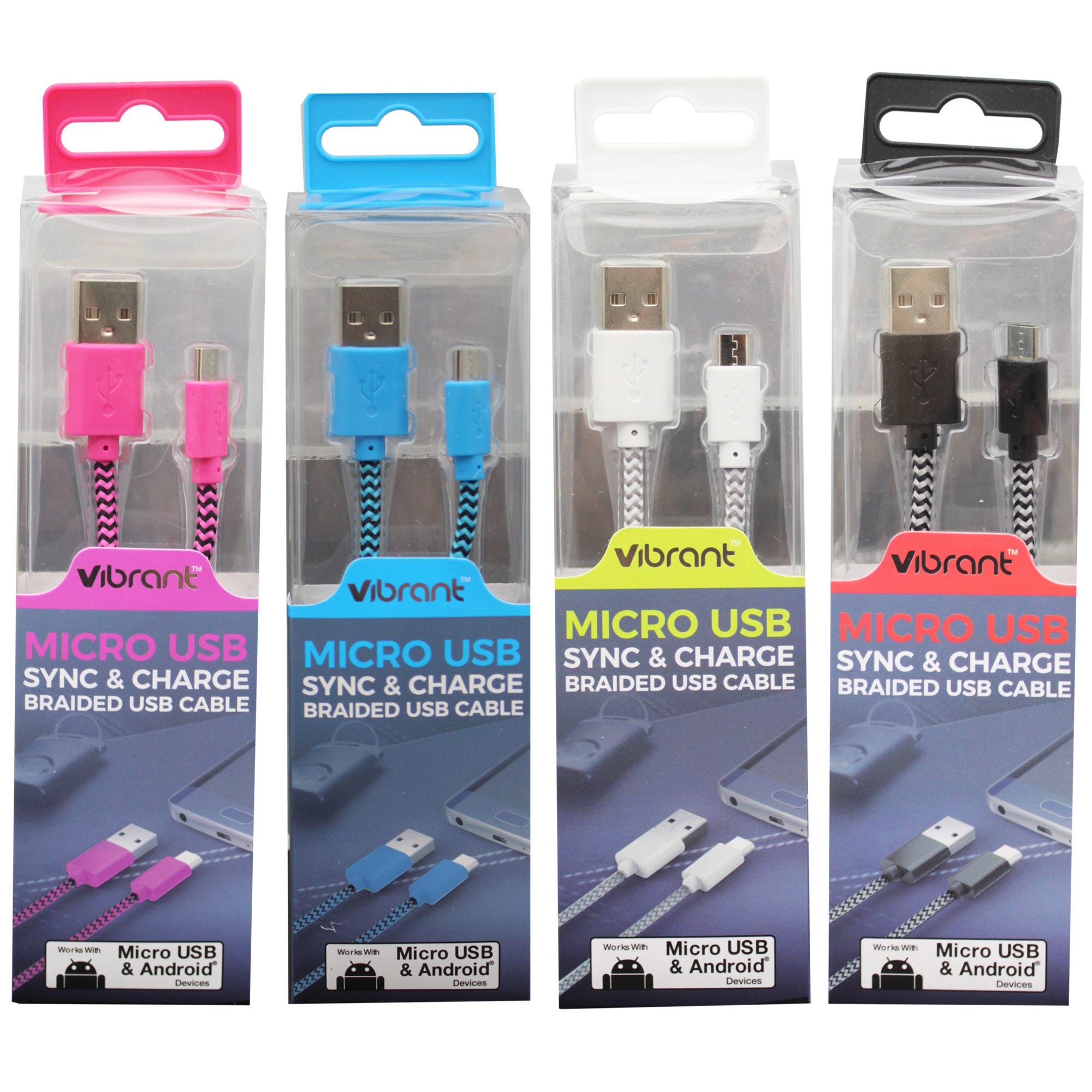 Nylon Braided Micro Cable - Qty 36