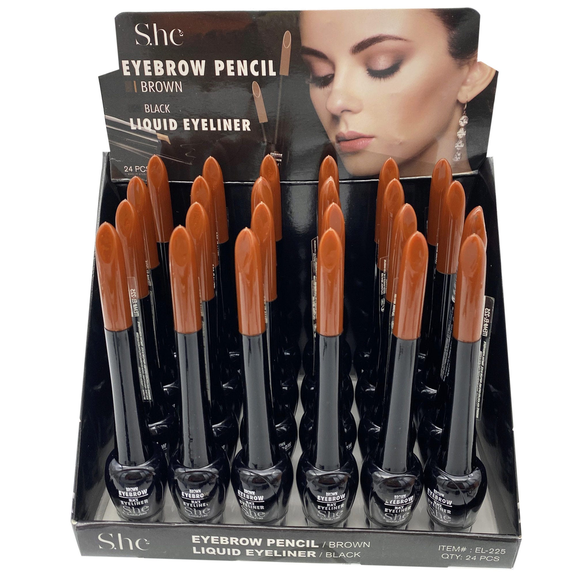 Eyebrow PENCIL & Eyeliner in Countertop Display - Qty 48