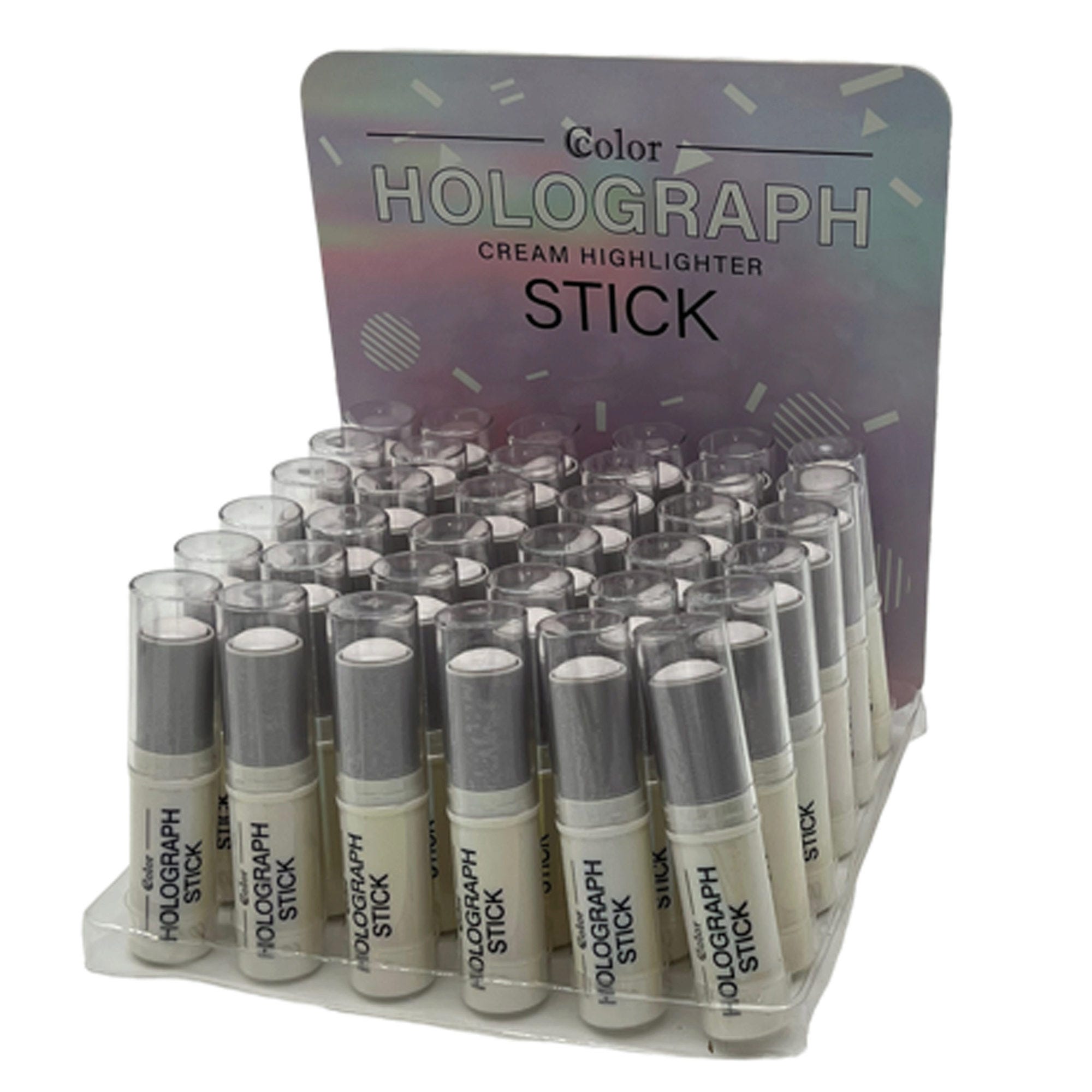 Holograph Cream Highlighter Stick in Countertop Display - Qty 72