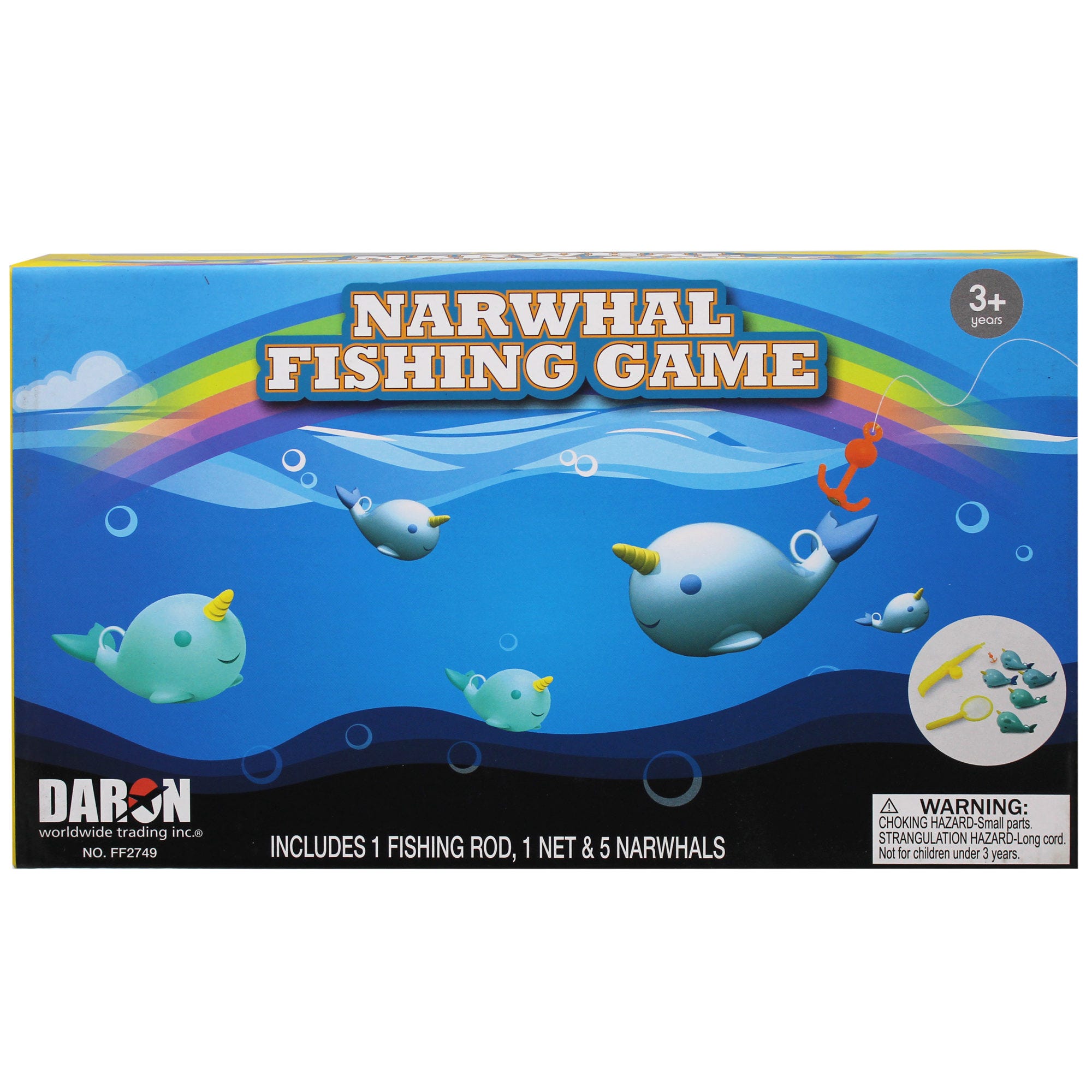 Narwhal FISHING Game for Kids - Qty 10