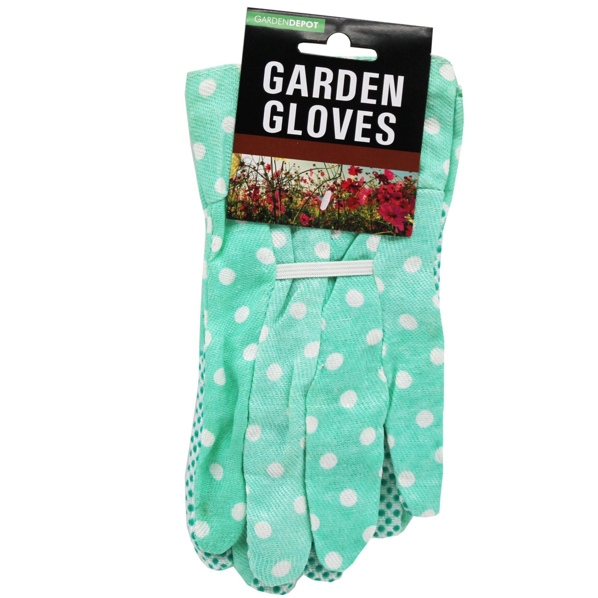 Assorted Style Garden GLOVE with Raised Safety Grip Dots - Qty 24