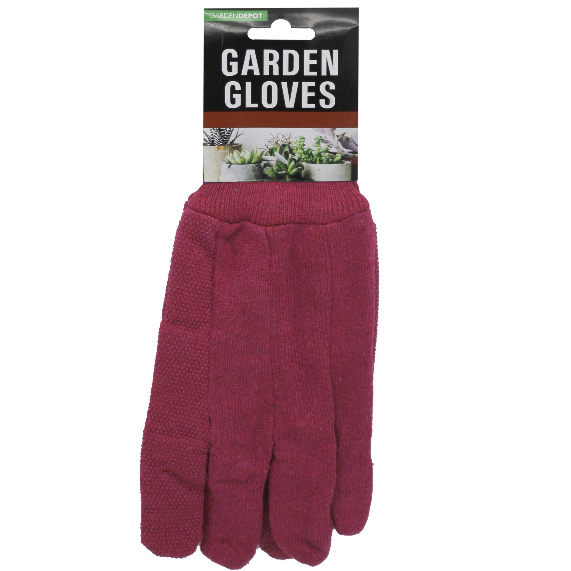 Two-Tone Assorted Color Adult Garden Gloves - Qty 48