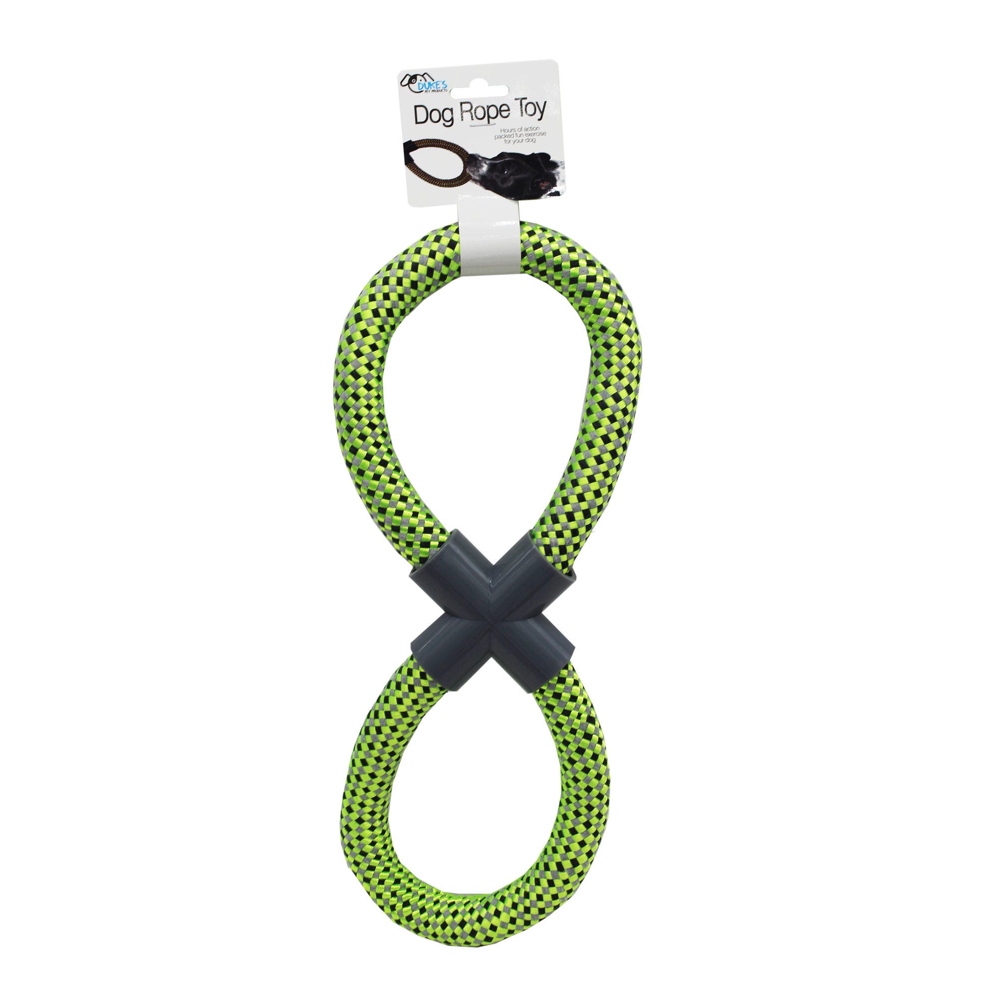 ''15'''' Jumbo Figure-8 Rope Pet Pull TOY - Qty 12''