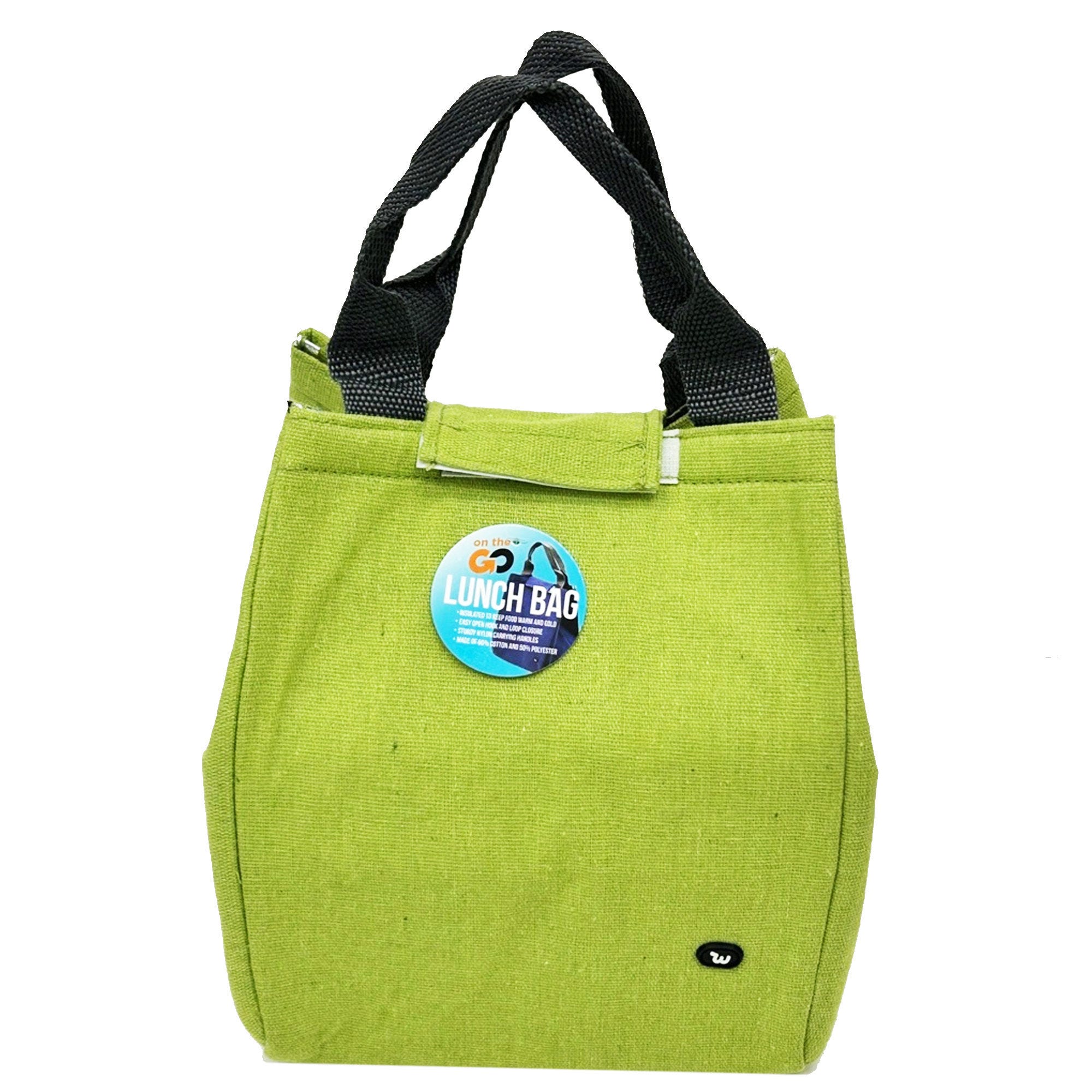 Insulated Cloth Lunch BAG with Top Handles - Qty 14