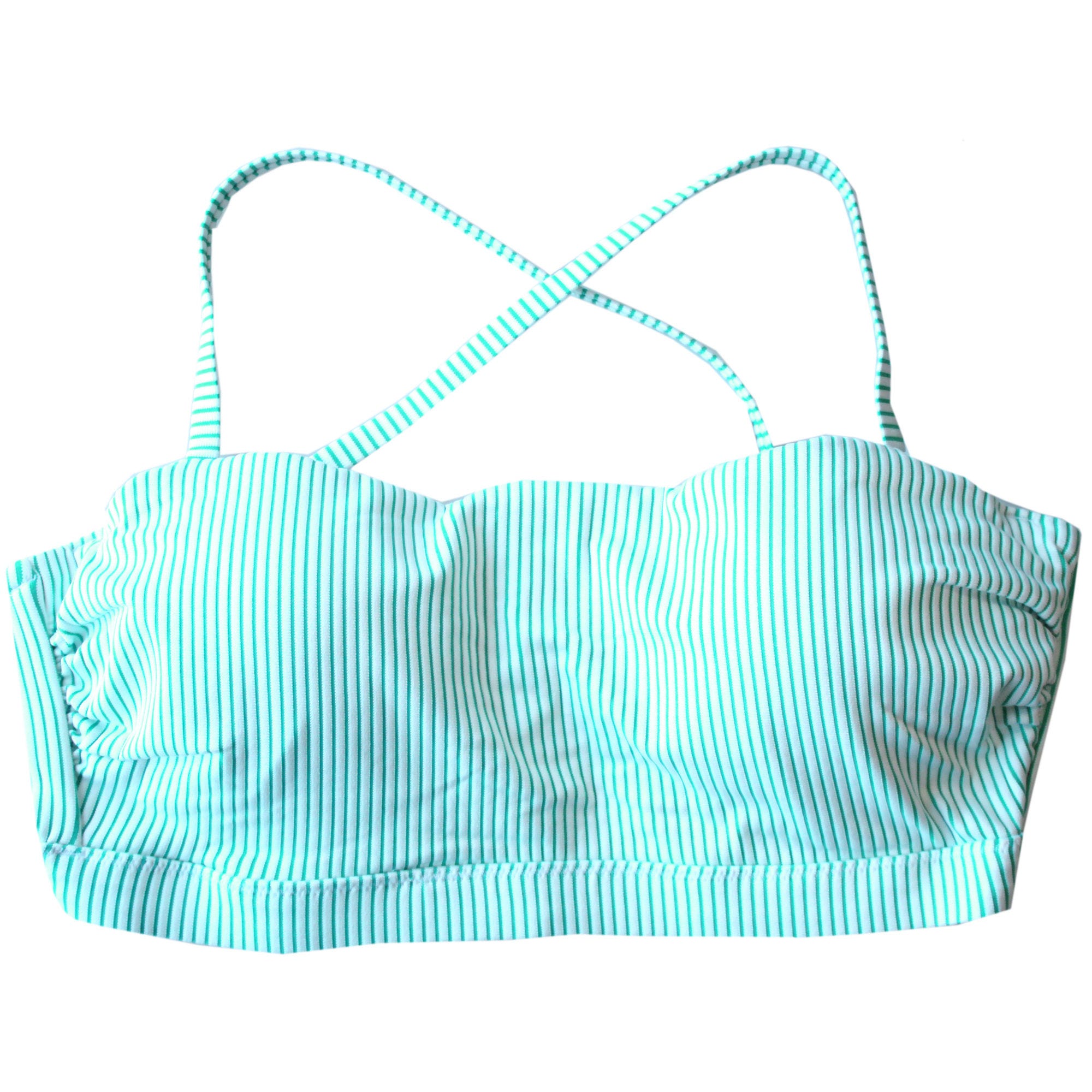 Womens BATHING SUIT Top in Jade Mixed Sizes Per Container - Qty 36