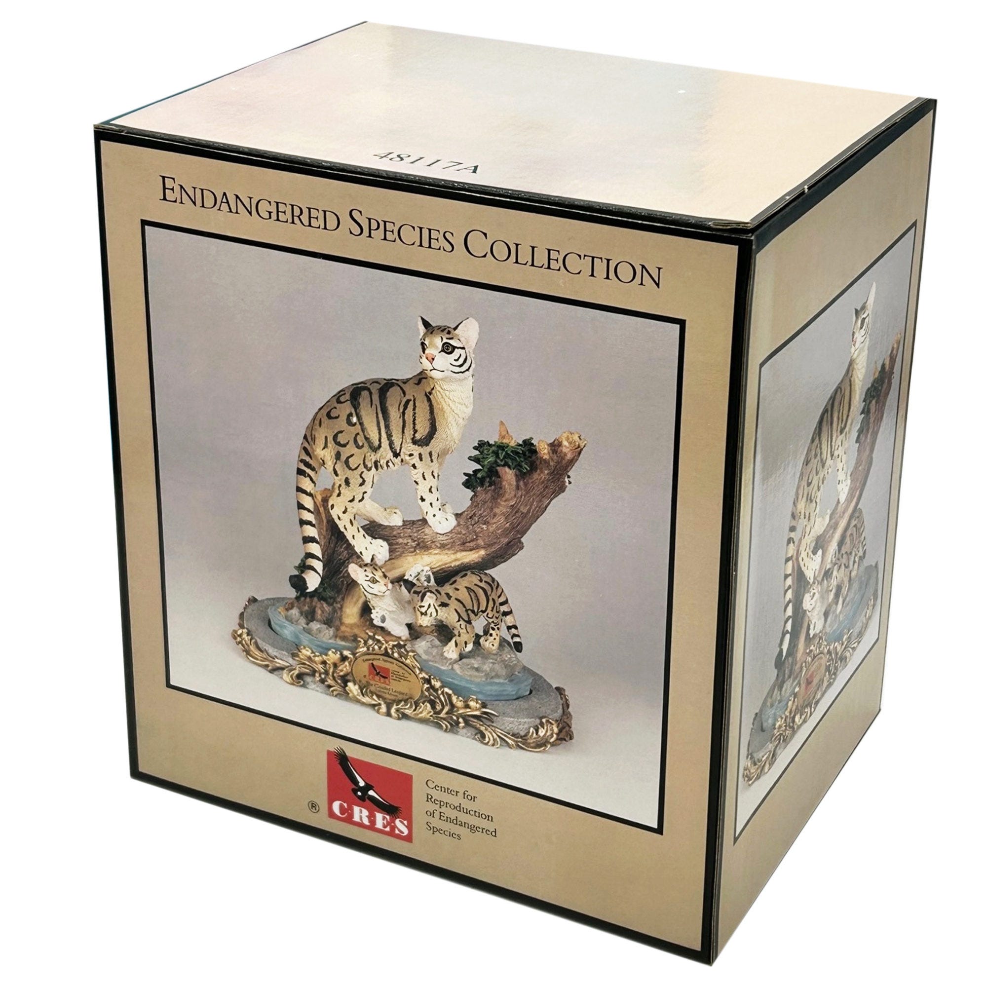 Endangered Species Collection Clouded Leopard FIGURINE - Qty 4