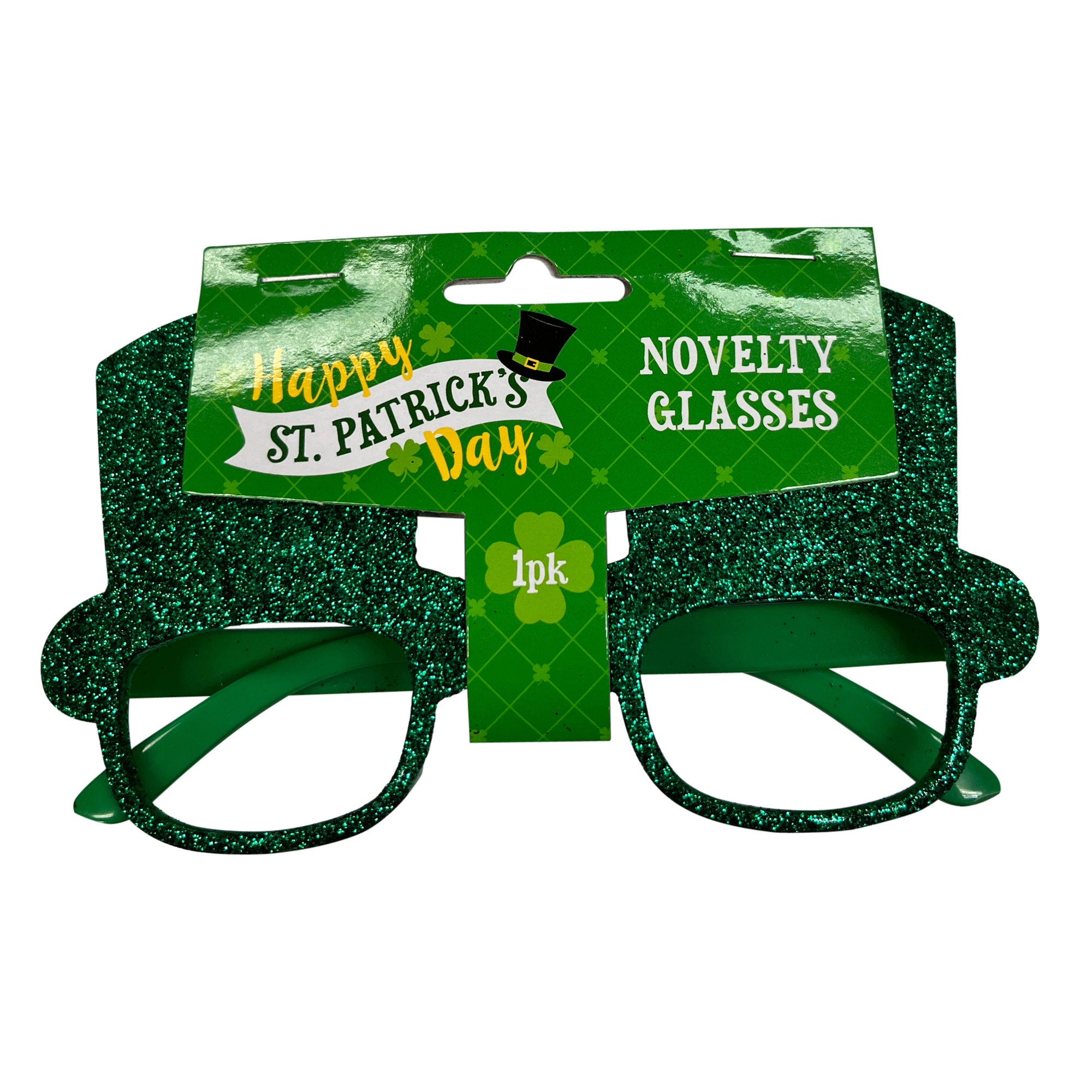 St Pattricks Day Novelty GLASSES in PDQ Display - Qty 54