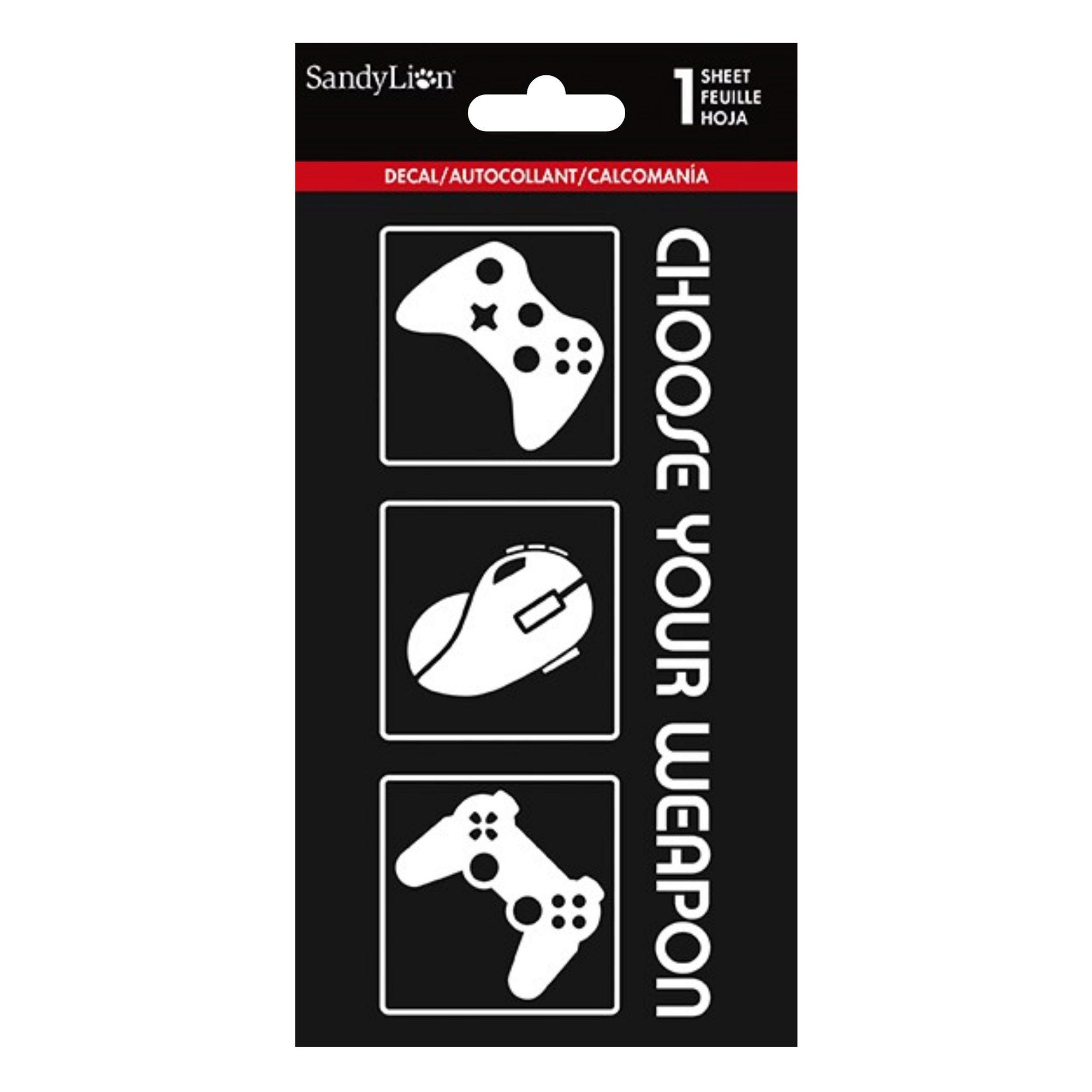 ''Choose Your Weapon 4''''x 8'''' Adhesive DECAL Sticker - Qty 48''