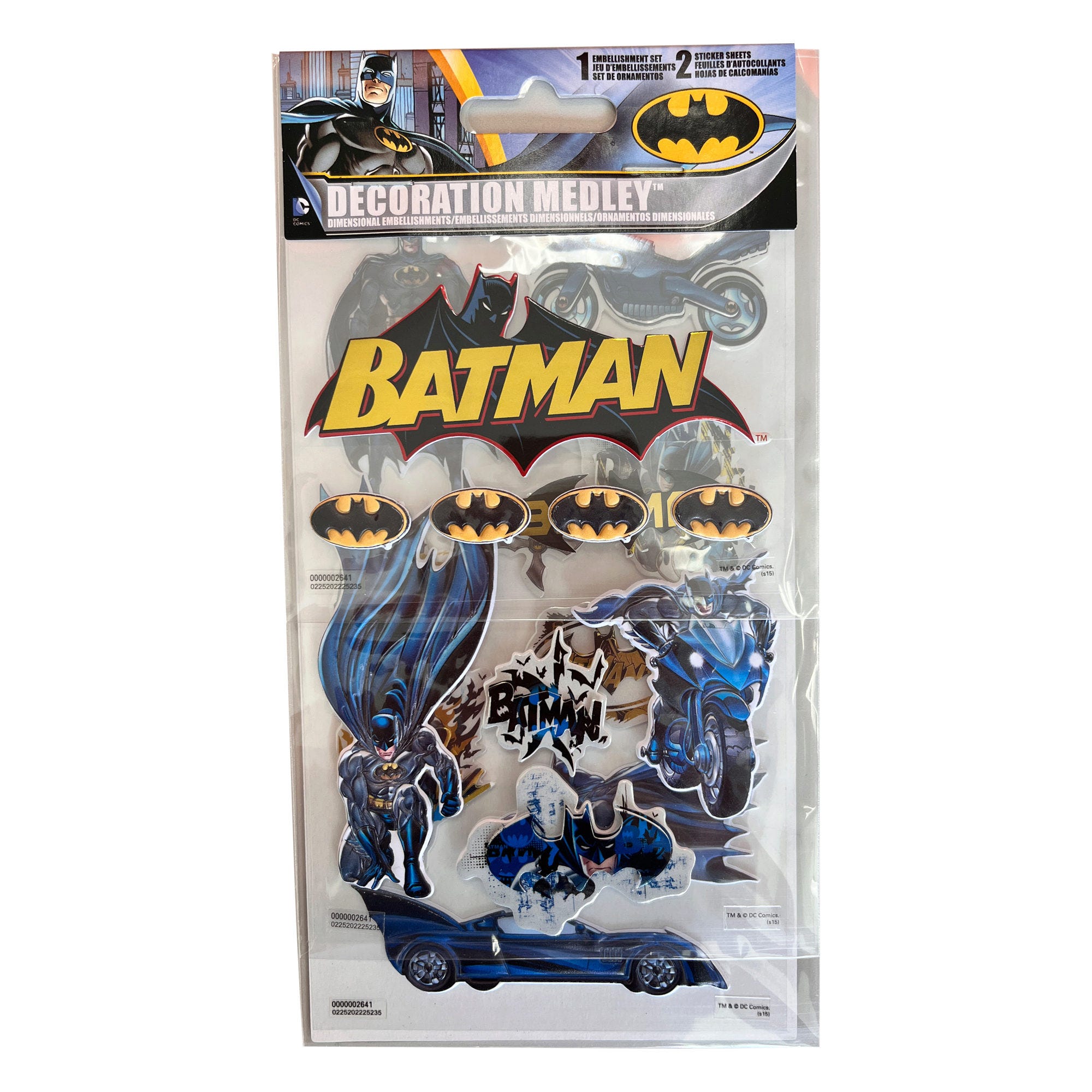 ''The Batman 4''''x 8'''' Adhesive DECAL Sticker - Qty 48''