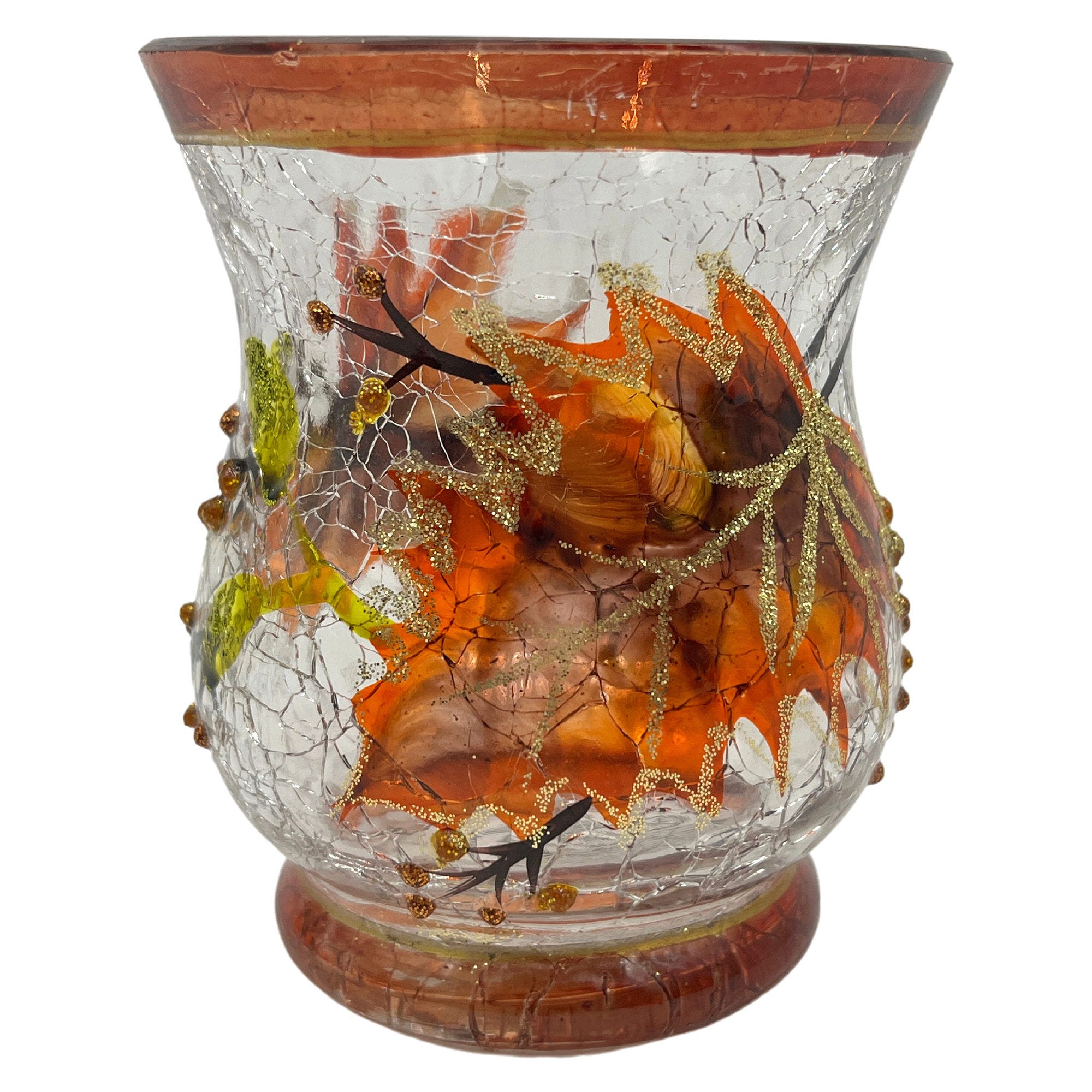 ''3.5'''' Leaves Votive CANDLE HOLDER - Qty 28''