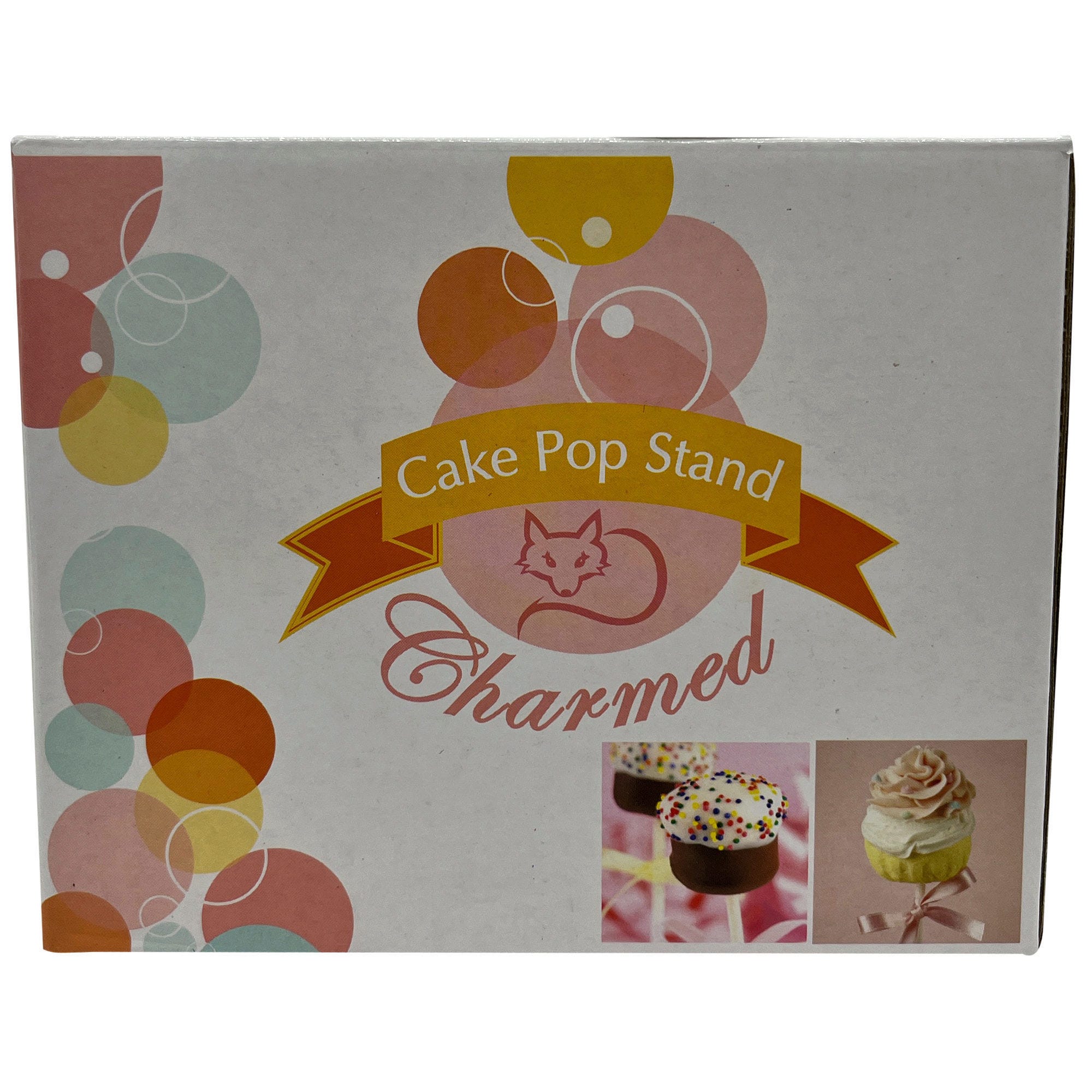 ''5'''' x 5'''' x 9''''  Silver 18 Cake Pops Stand - Qty 20''