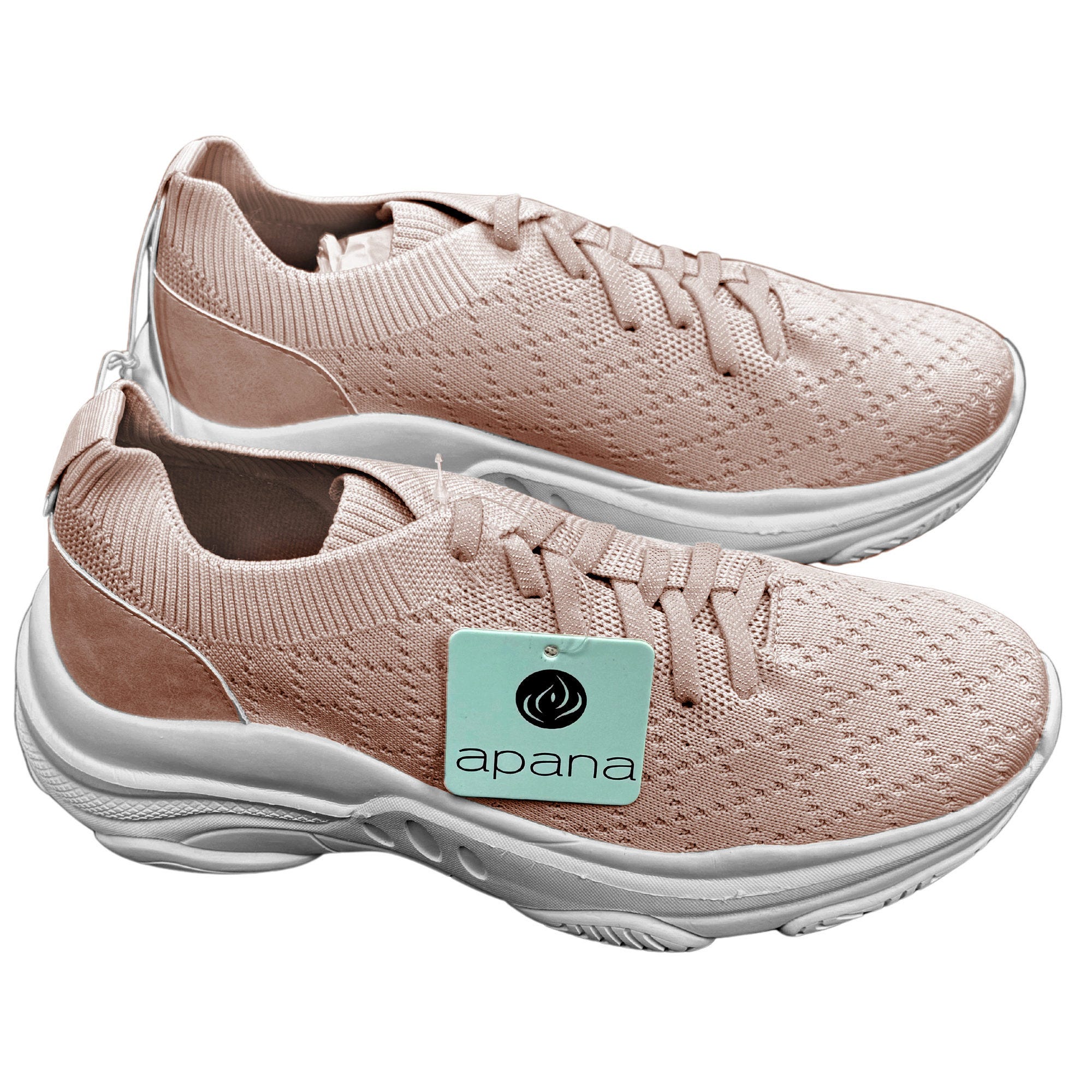 Apana Women's Pink SNEAKERS in Assorted Sizes - Qty 4