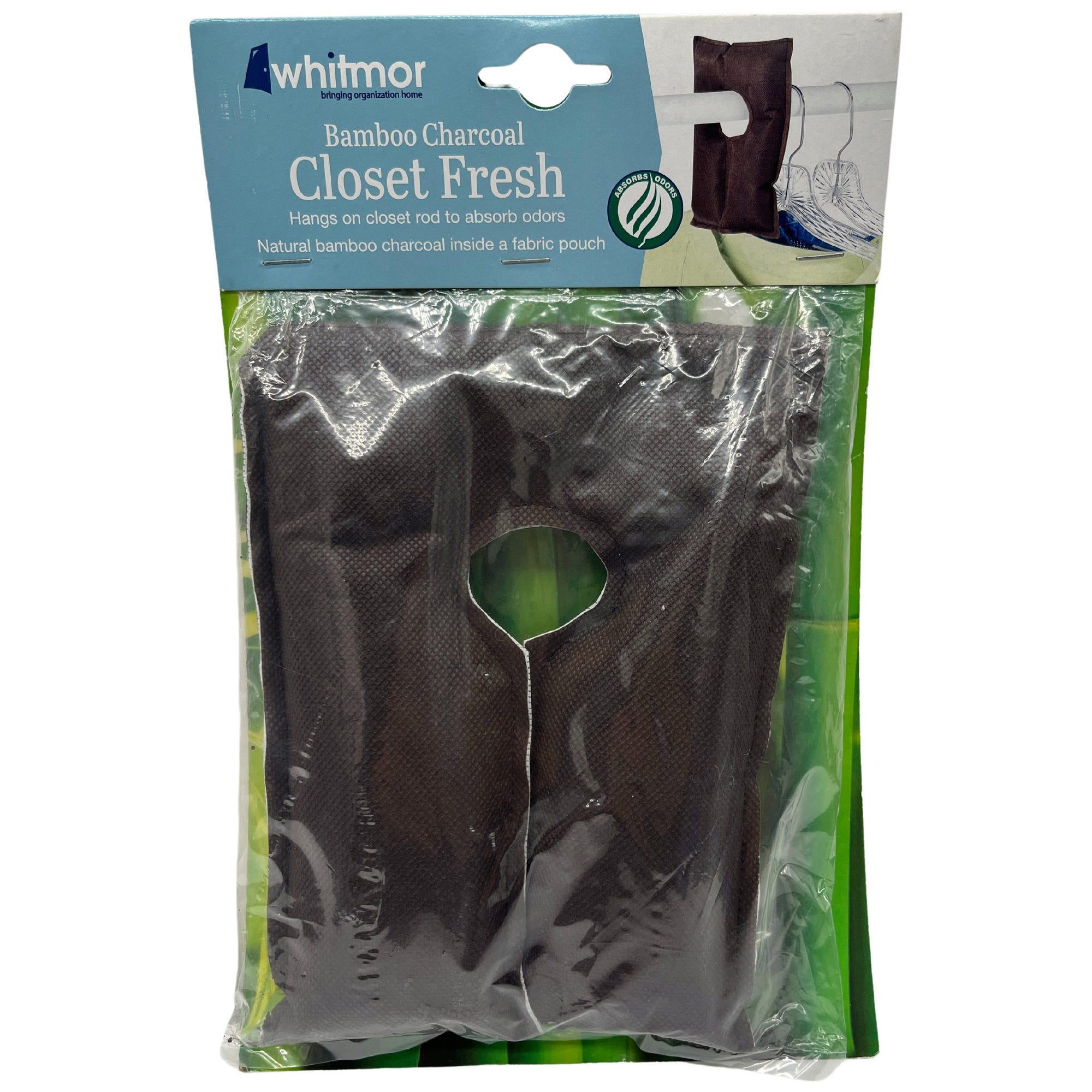 Whitmor BAMBOO Charcoal Closet Freshener - Qty 22