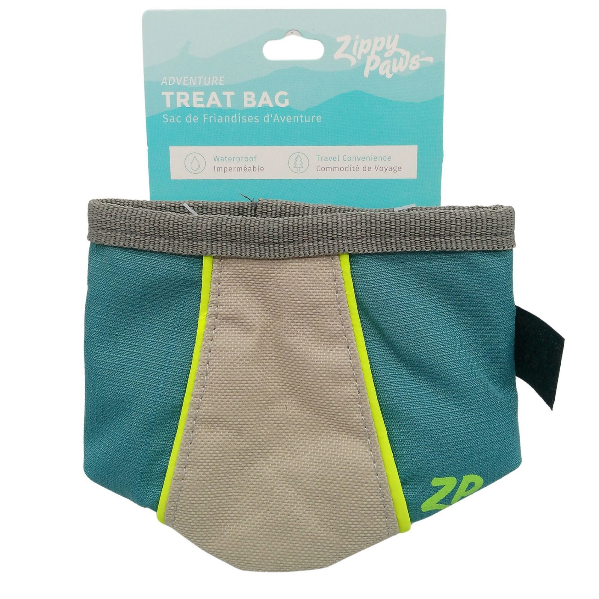 Zippy Paws Adventure Treat Bag In Forest Green - Qty 20