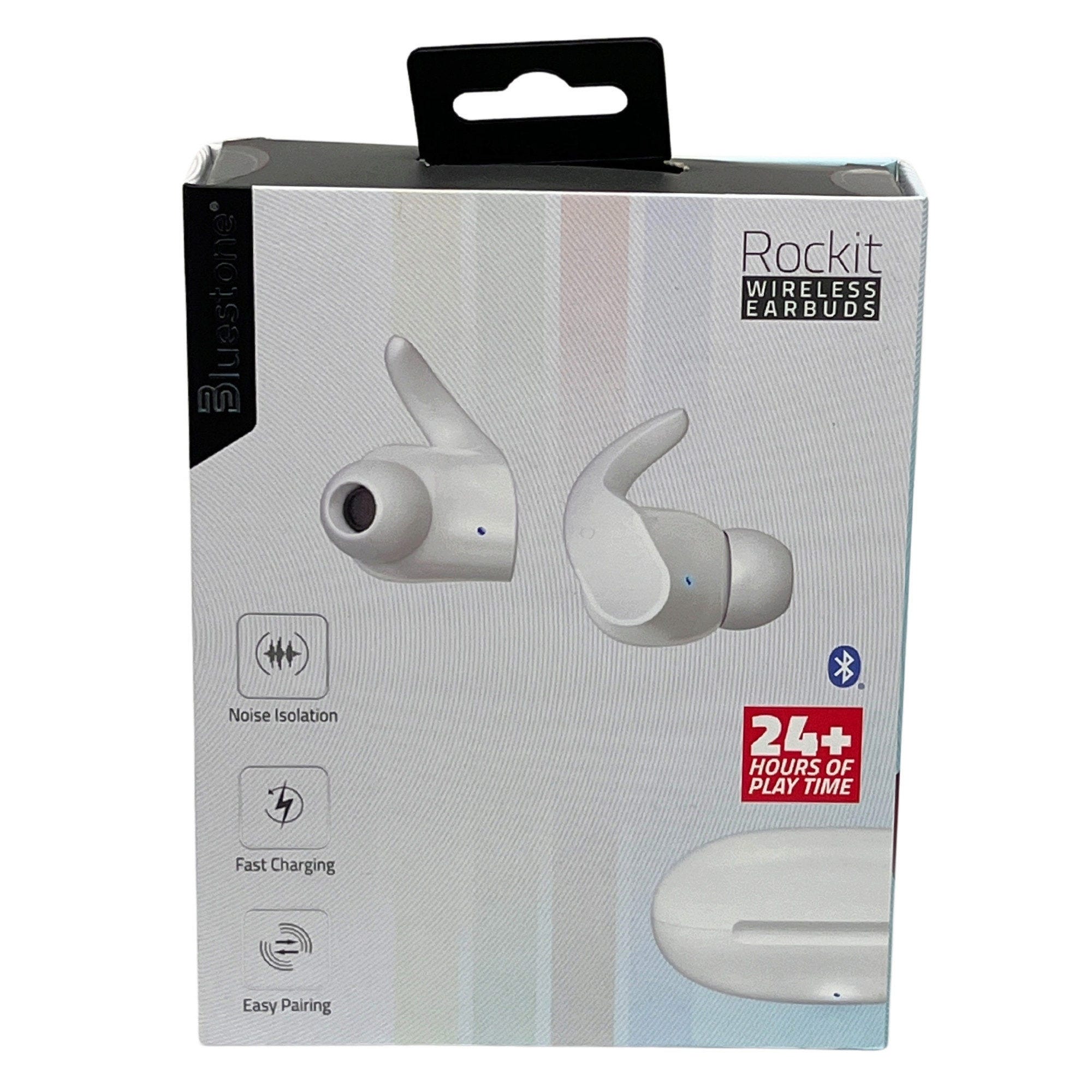 Rockit White True Wireless Earbuds with Charging Case - Qty 6