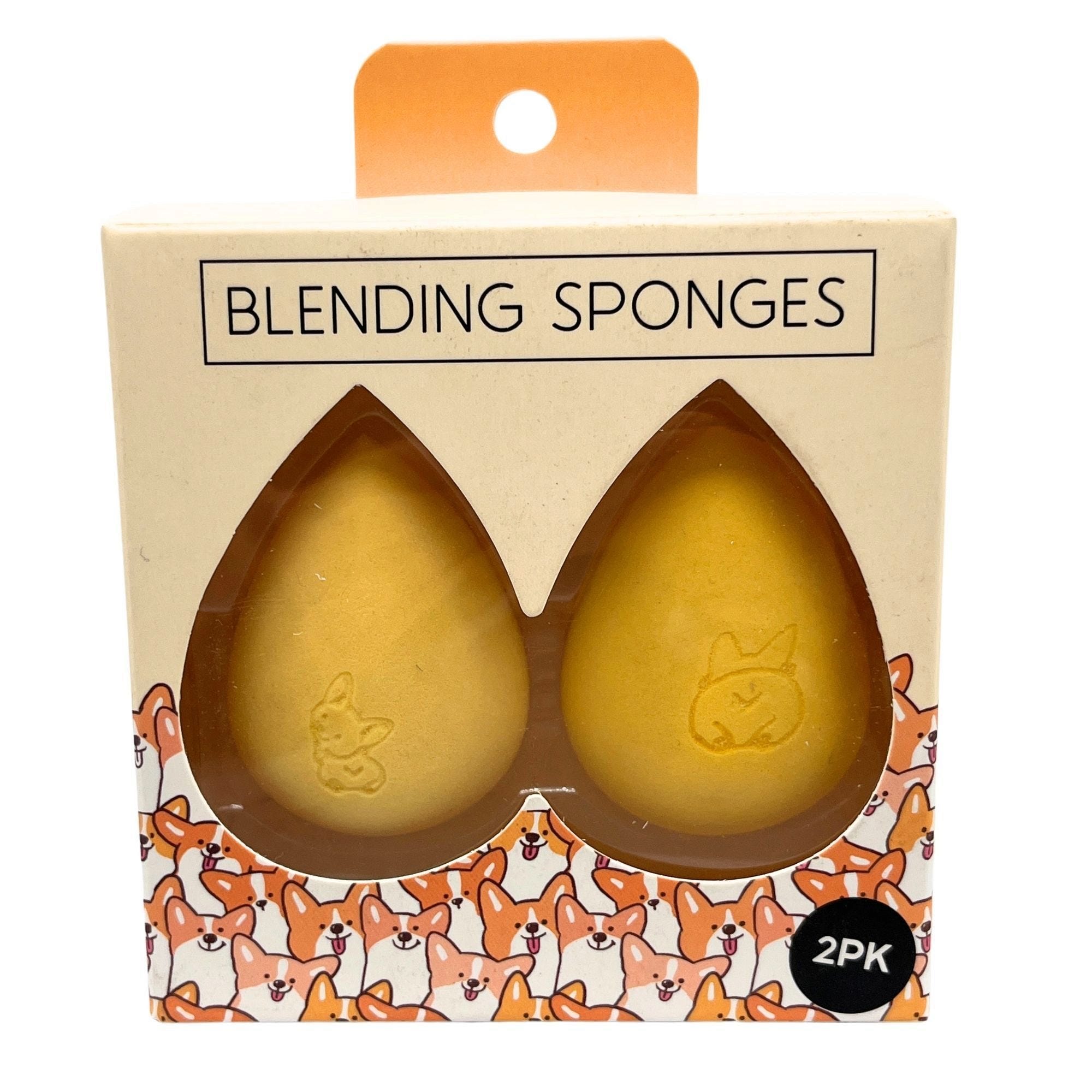 BellaBEAUTY Corgi Novelty 2 Pack Imprint Makeup Blender Sponges - Qty 36