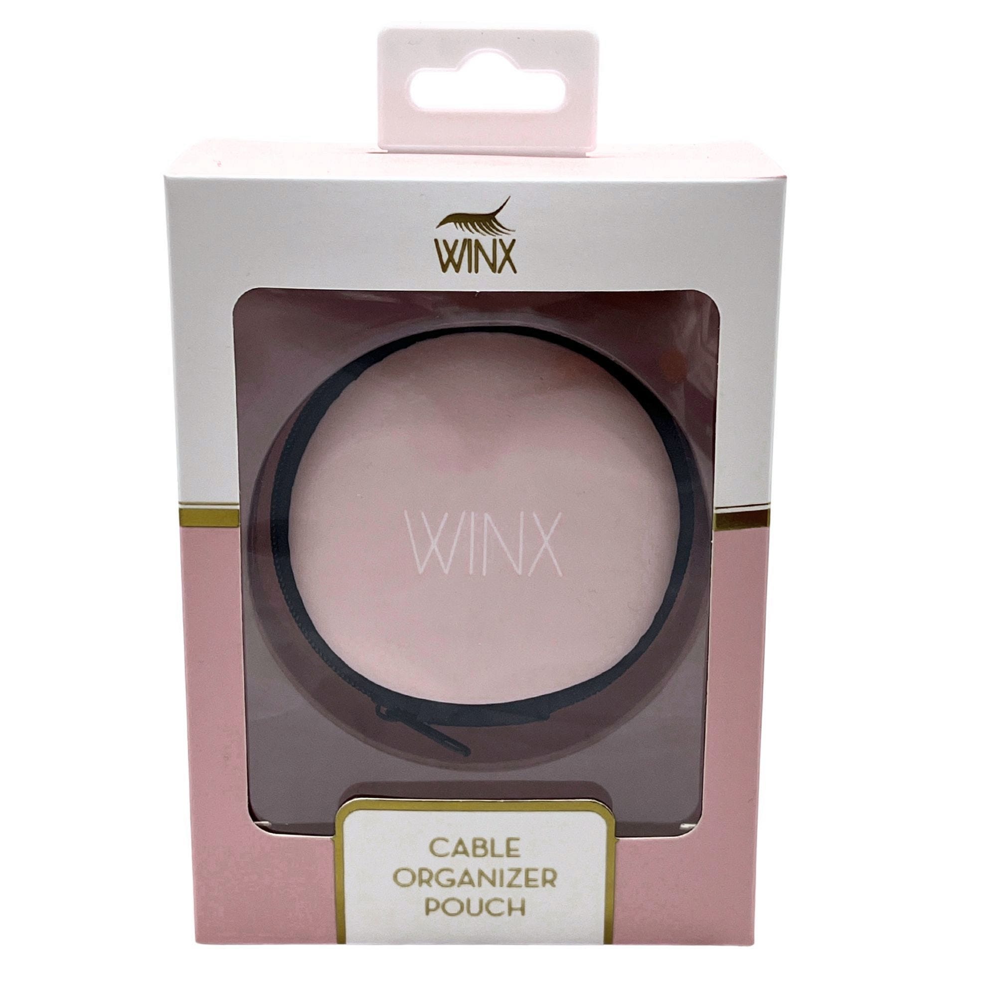 ''Winx 3.25'''' Cable Organizer POUCH in Light Pink - Qty 20''