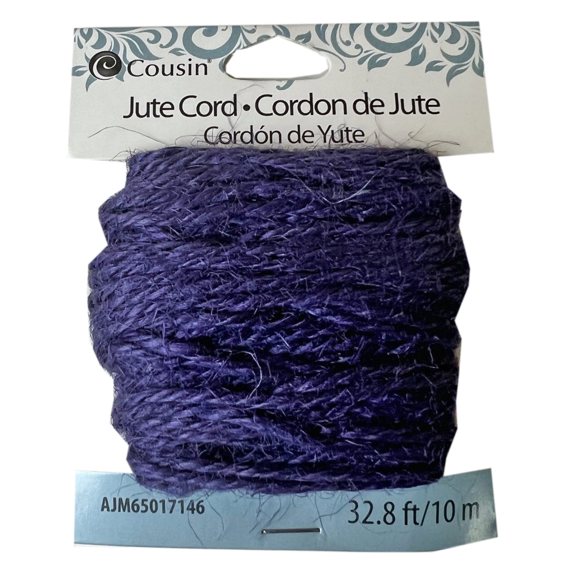 32.8 ft. Purple Jute Cord - Qty 72