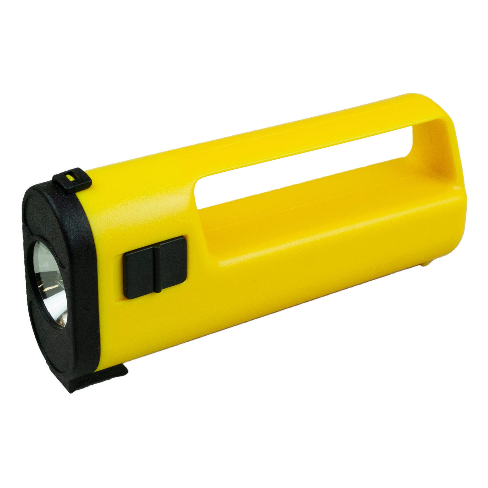 Yellow Flashlight with Handle - Qty 72