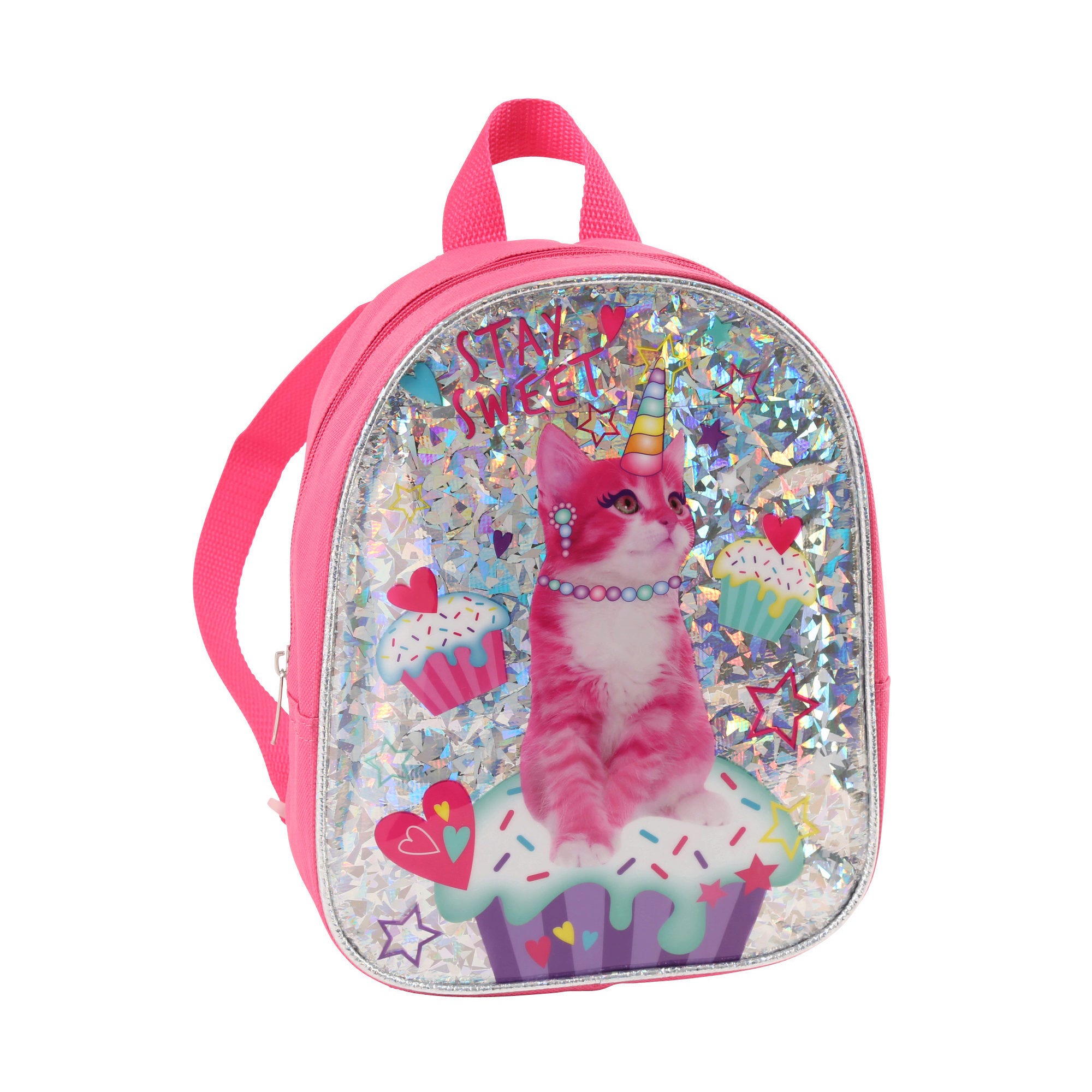 Stay Sweet Cat Print Mini BACKPACK - Qty 8