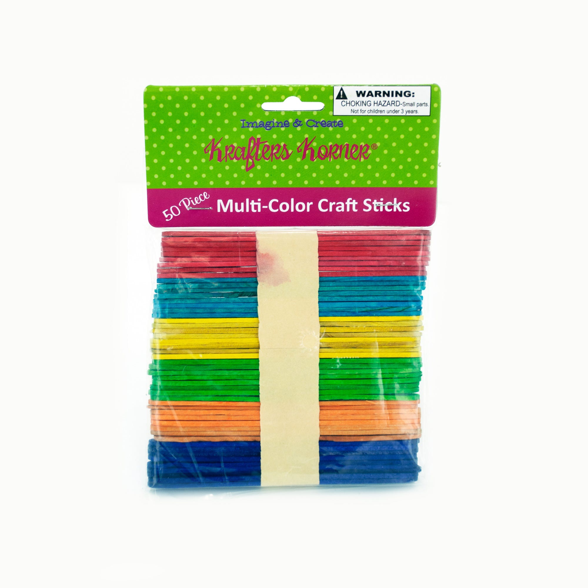 Multi-Color Craft Sticks - Qty 48