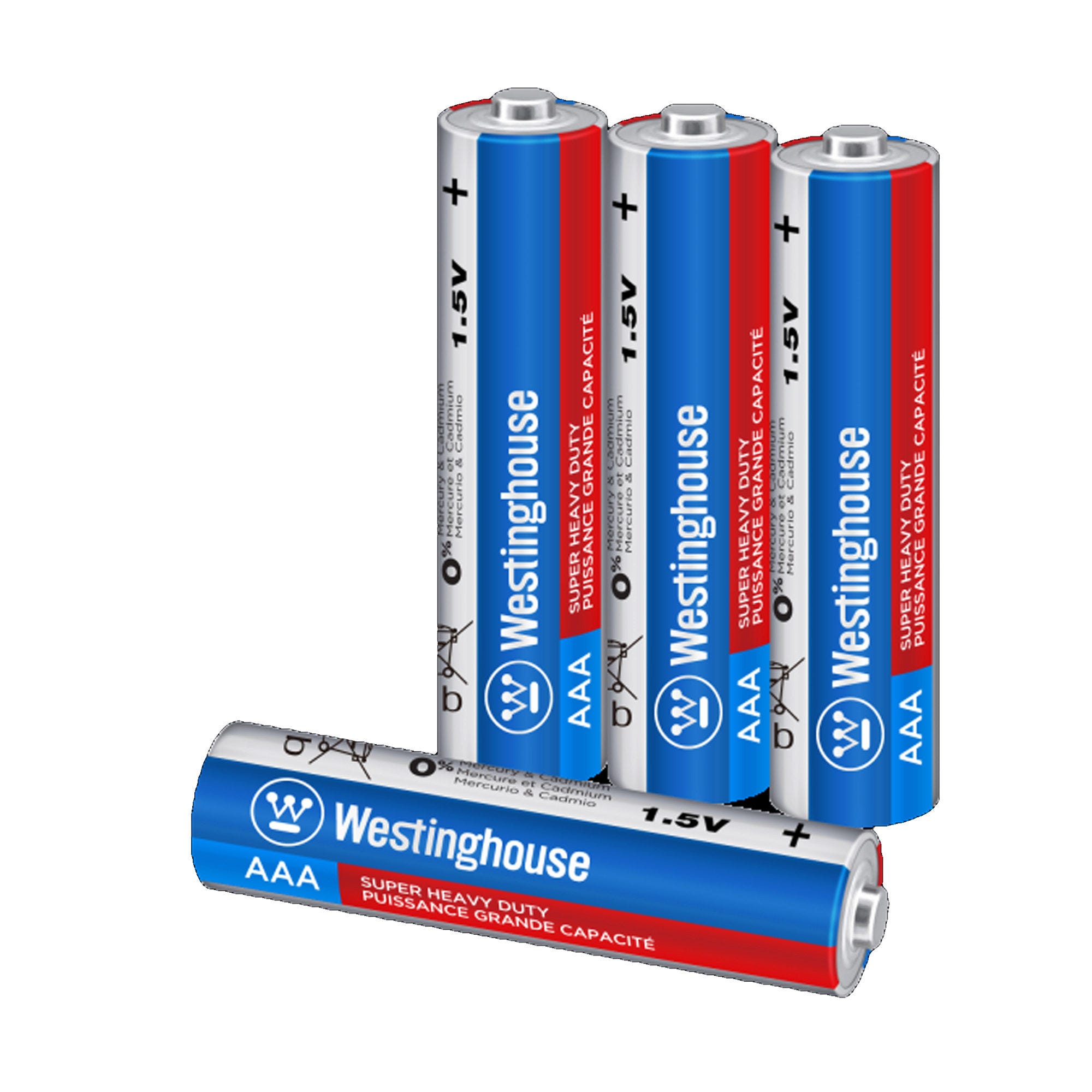 Westinghouse Super Heavy Duty 4 pack AAA BATTERIES - Qty 24