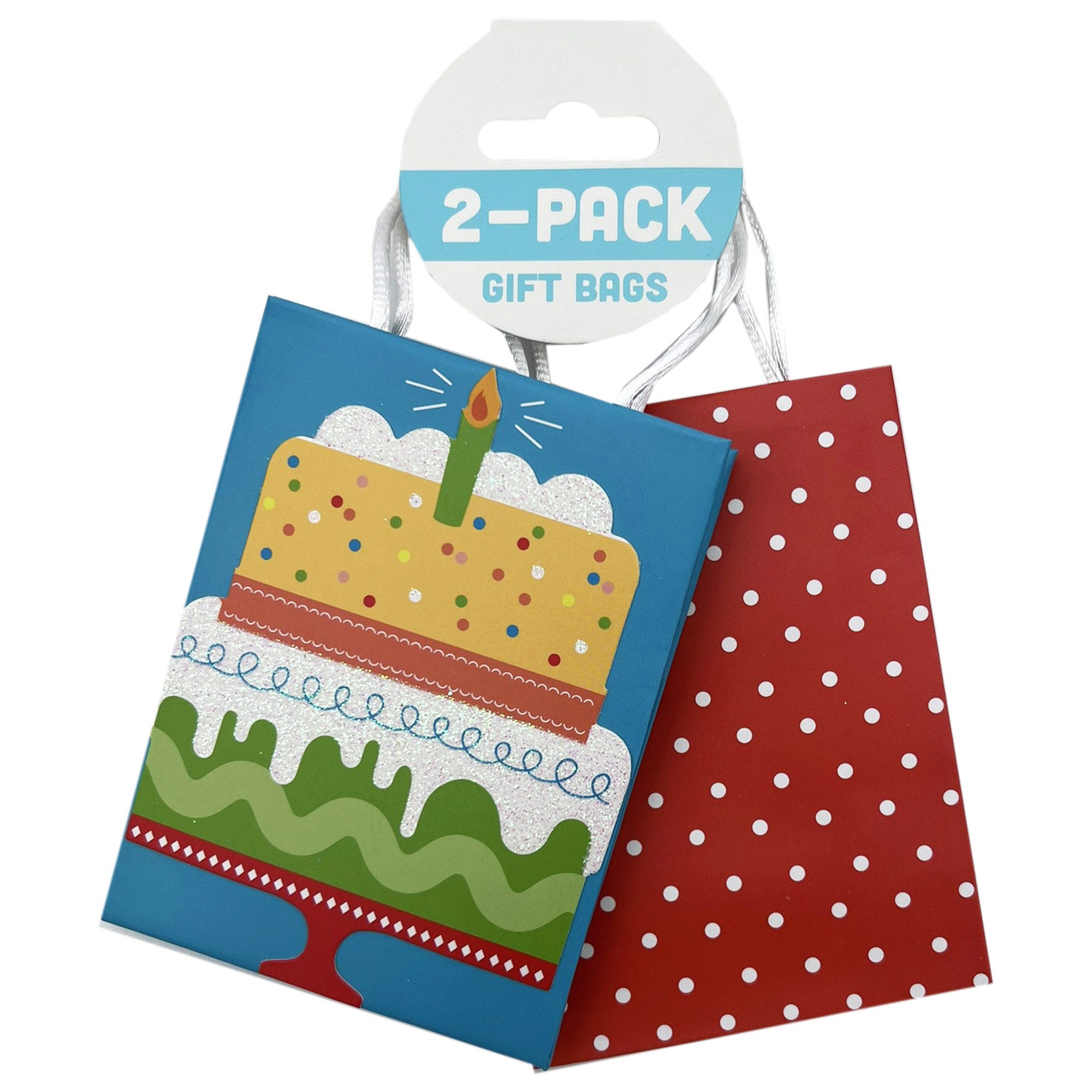 2 Pack Celebrate Mini Gift Bags - Qty 50