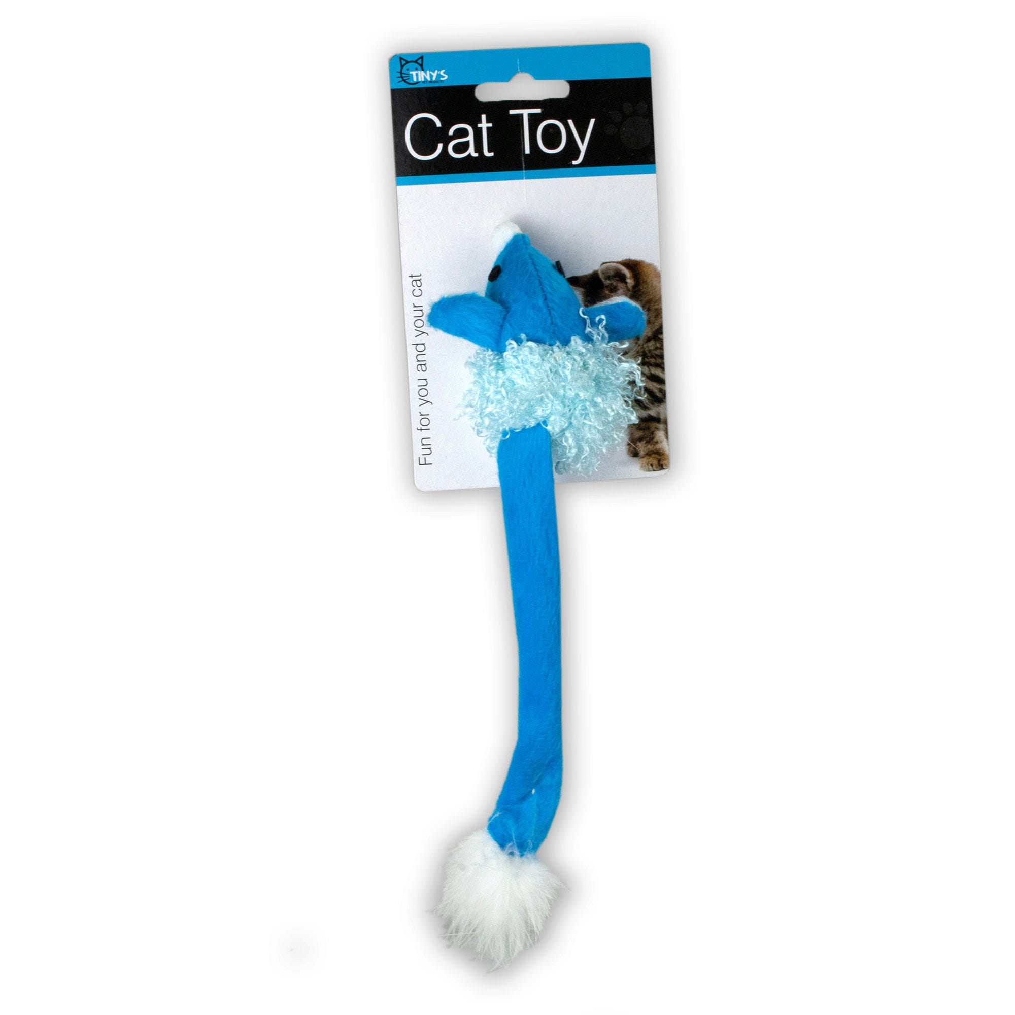 Cat Toy Mouse with Bell and Feathers - Qty 48