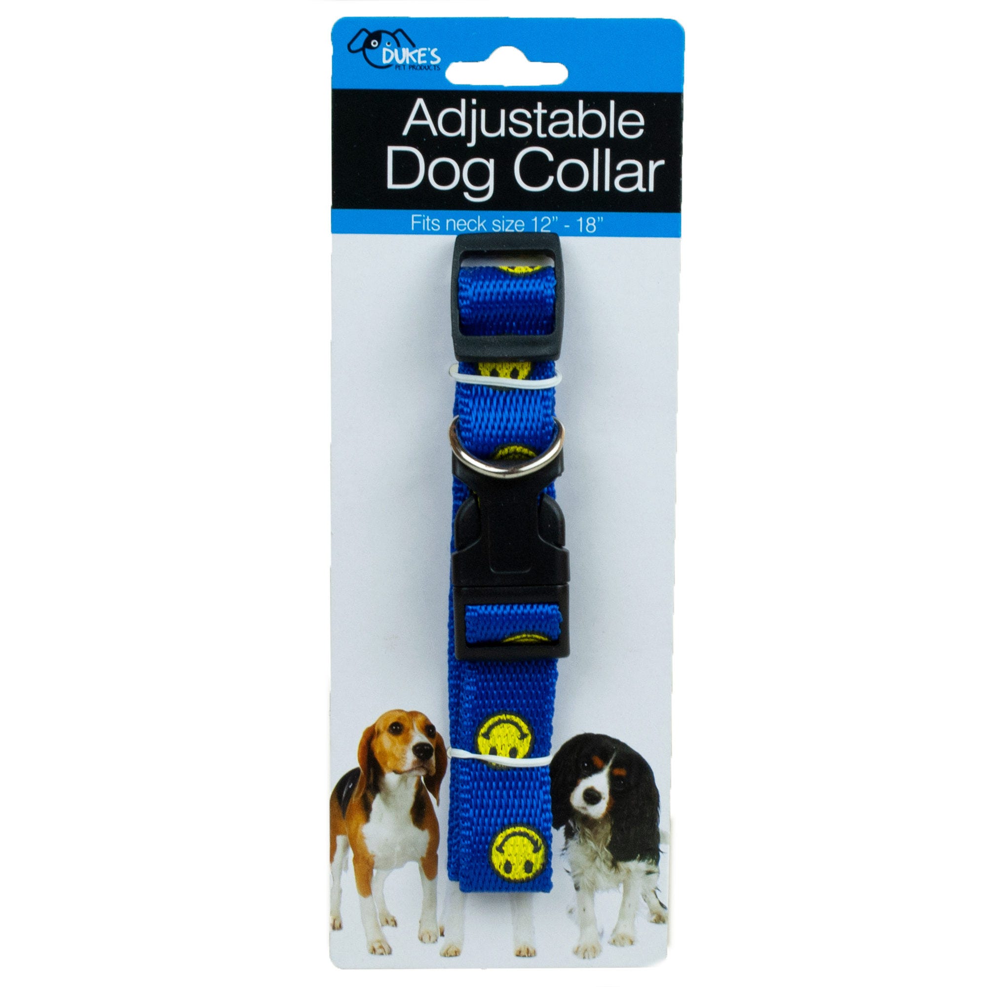 Happy Face Dog Collar - Qty 48