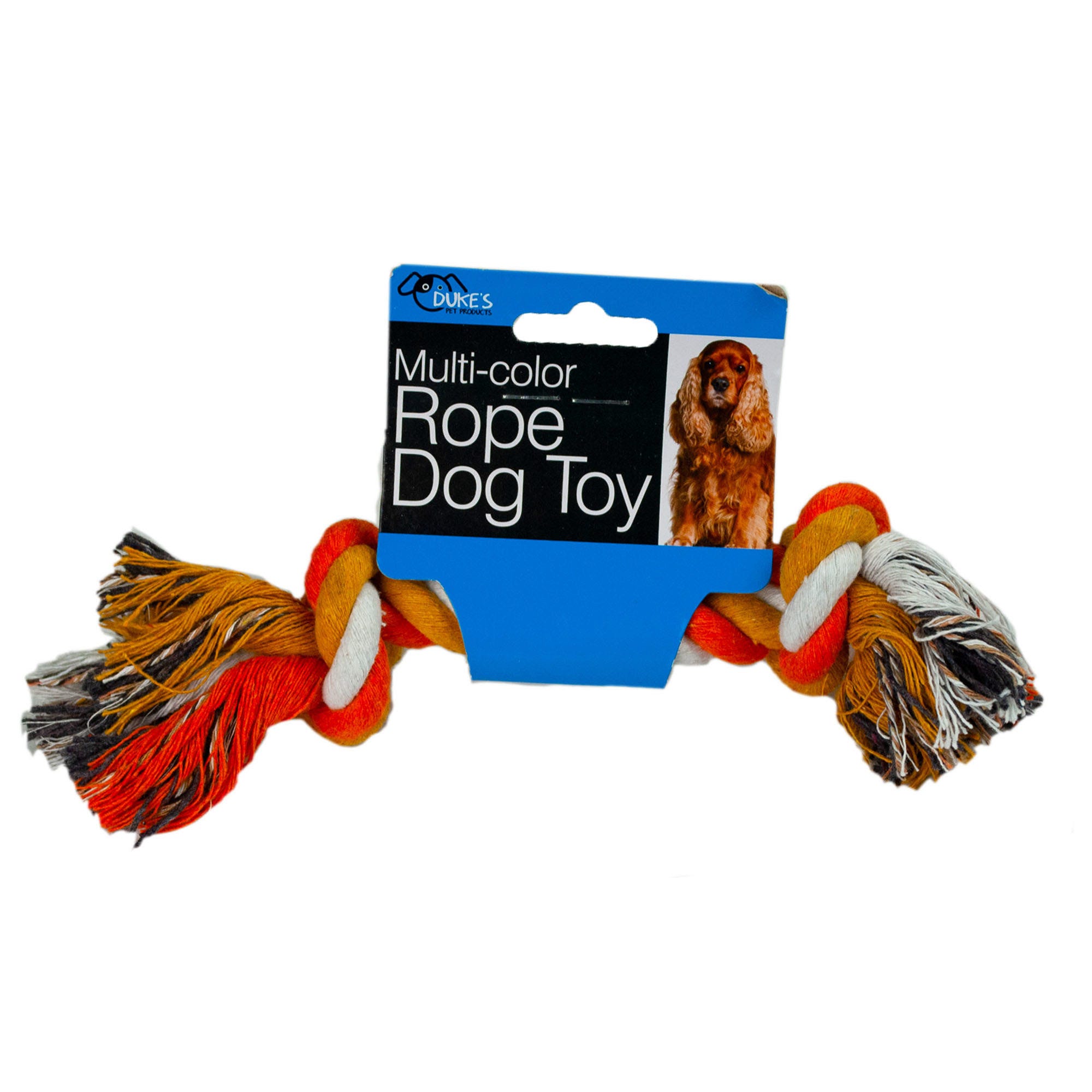 Multi-Color Knotted Rope Dog Toy - Qty 34