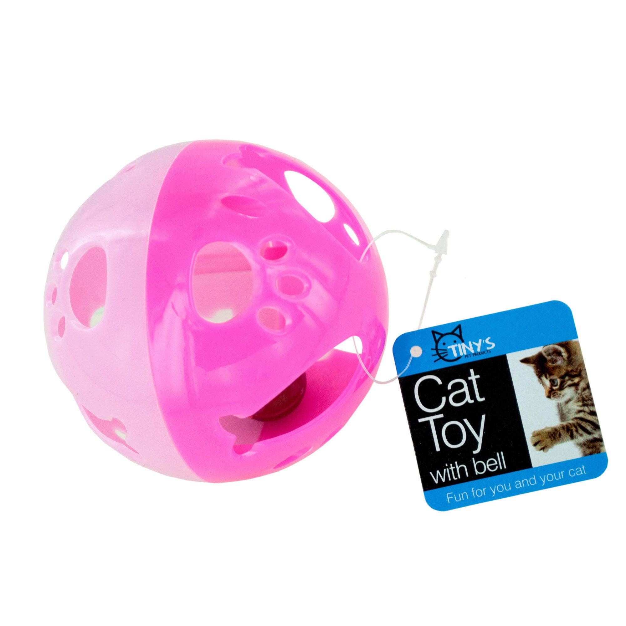 Large Cat Ball Toy with Bell - Qty 24