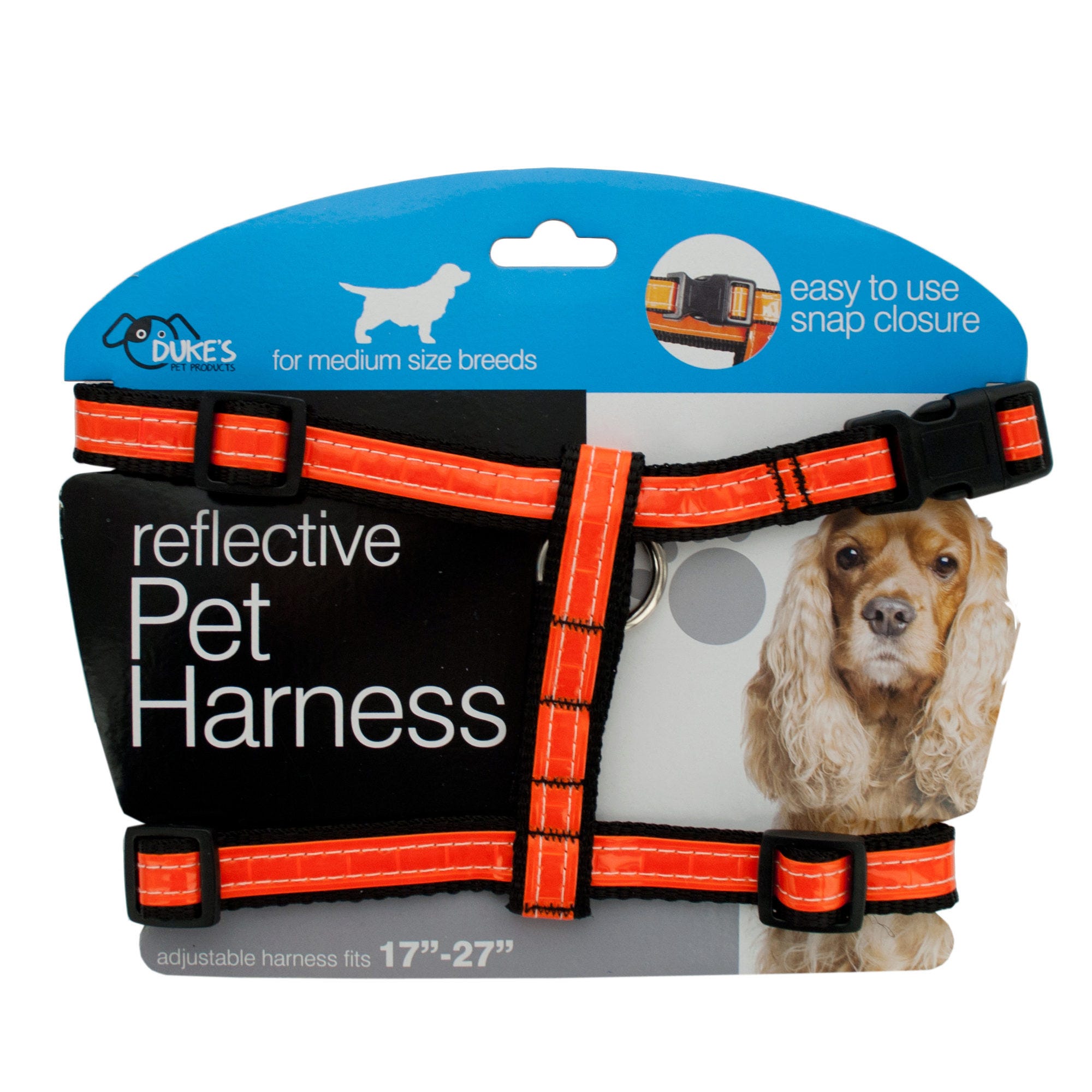 Medium Reflective Dog Harness - Qty 6