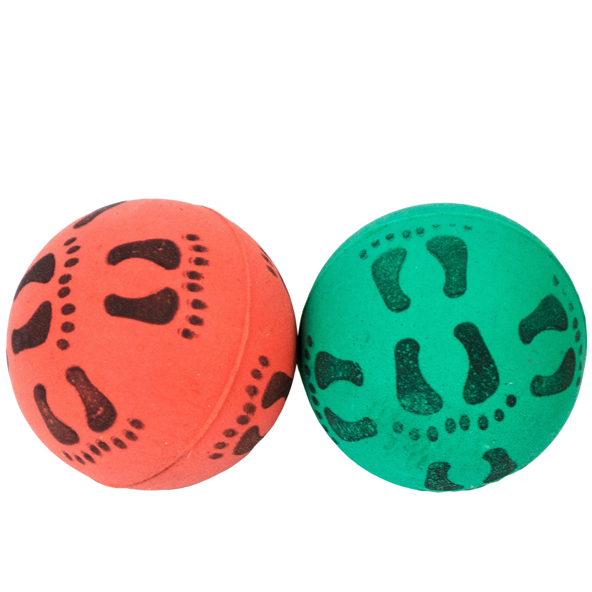 2 Pack Rubber Pet Chew Balls - Qty 12