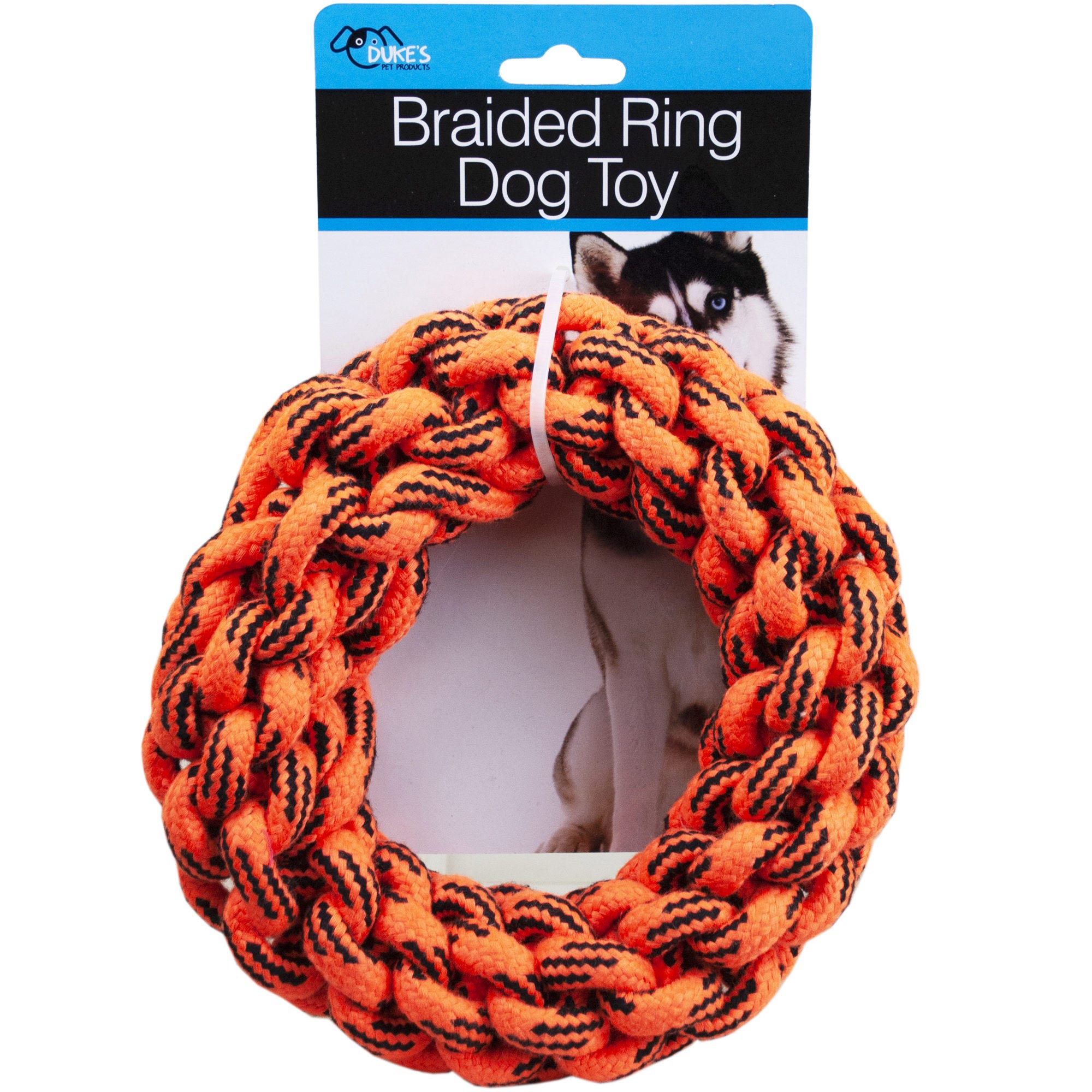 Braided RING Dog Toy - Qty 12