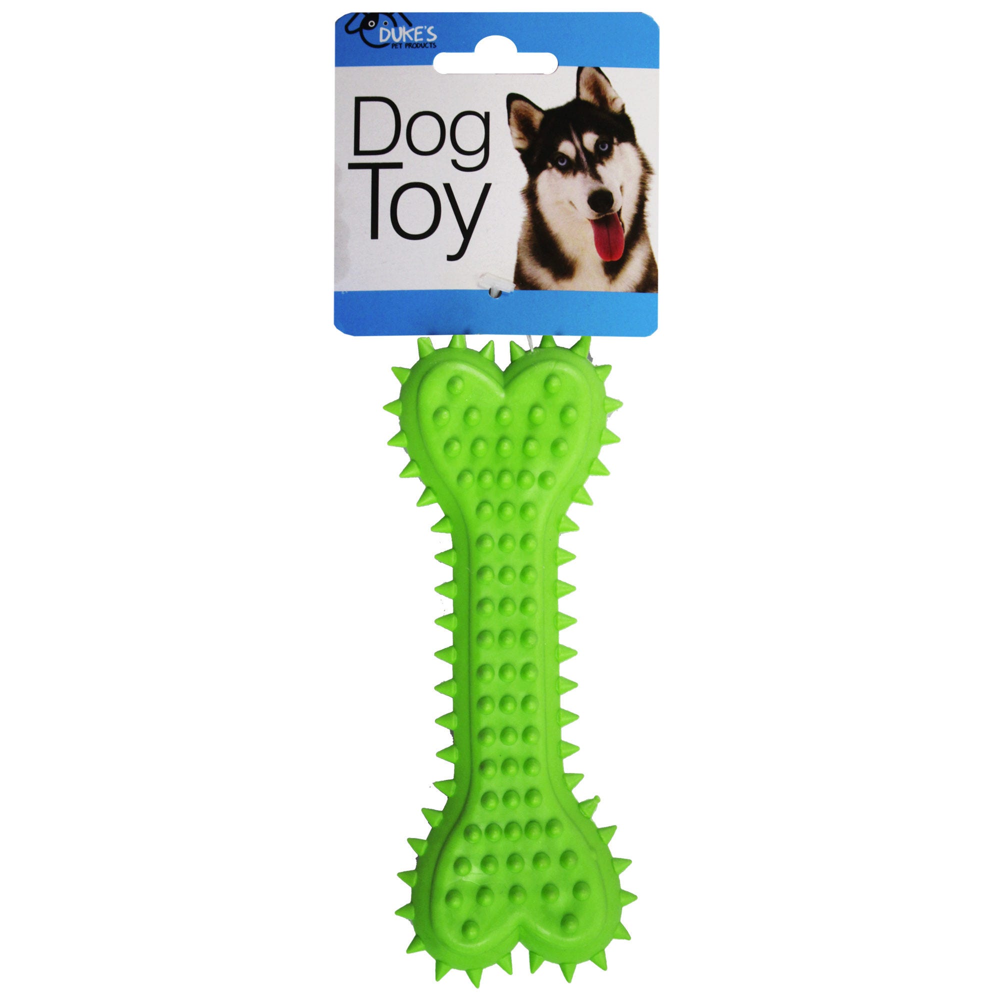 Spike Bone Dog Chew Assorted Colors - Qty 24