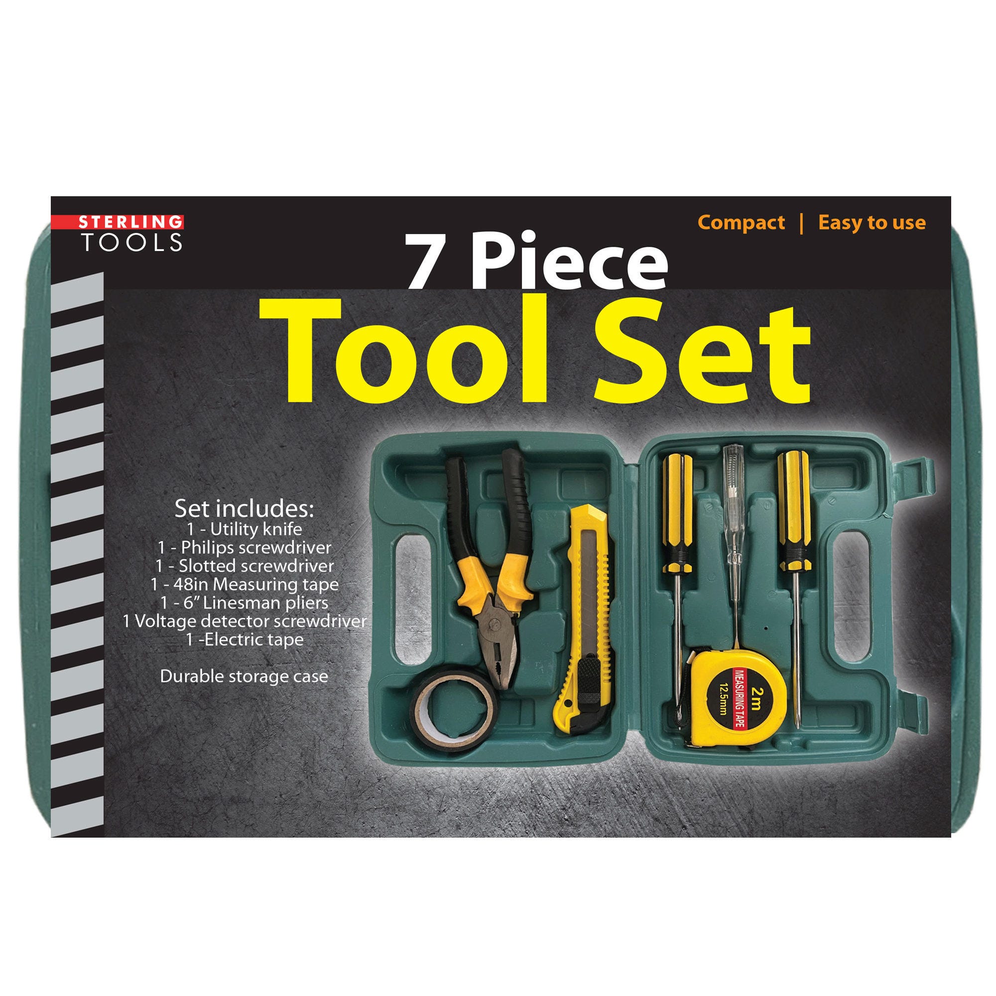 7 Piece TOOL Set in Box - Qty 4