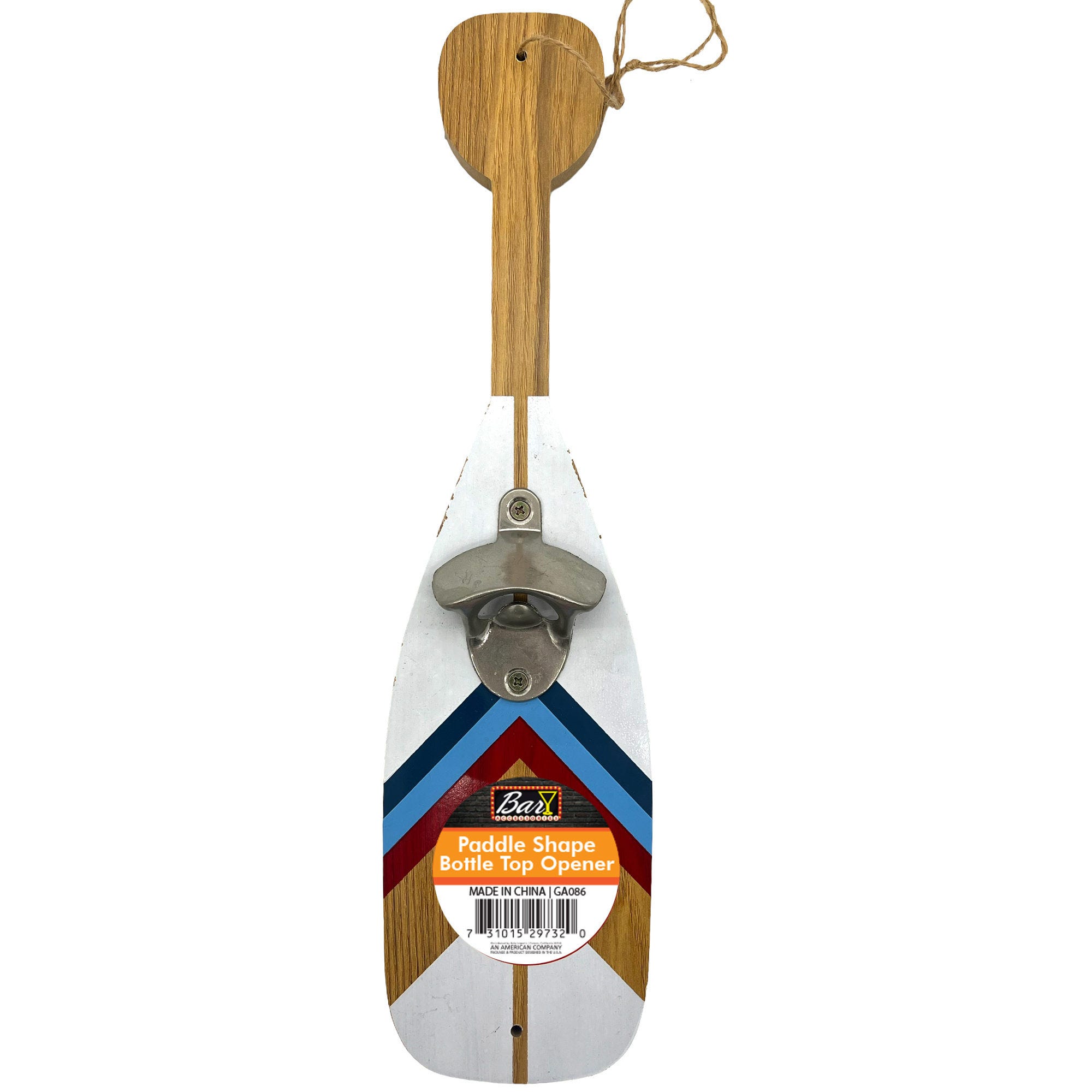 Hanging Paddle-Shaped Bottle Top Opener - Qty 10