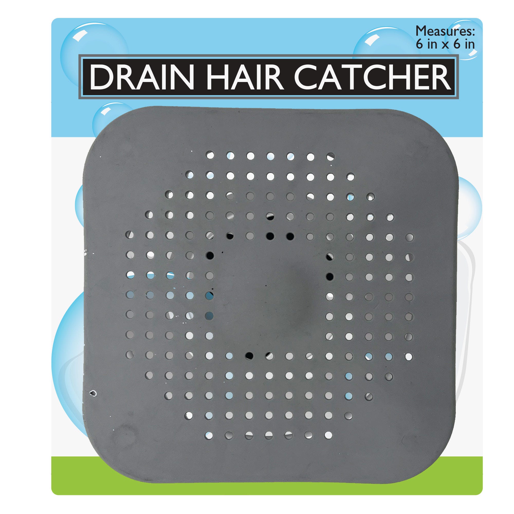 Flat Drain HAIR Catcher with Holes - Qty 48