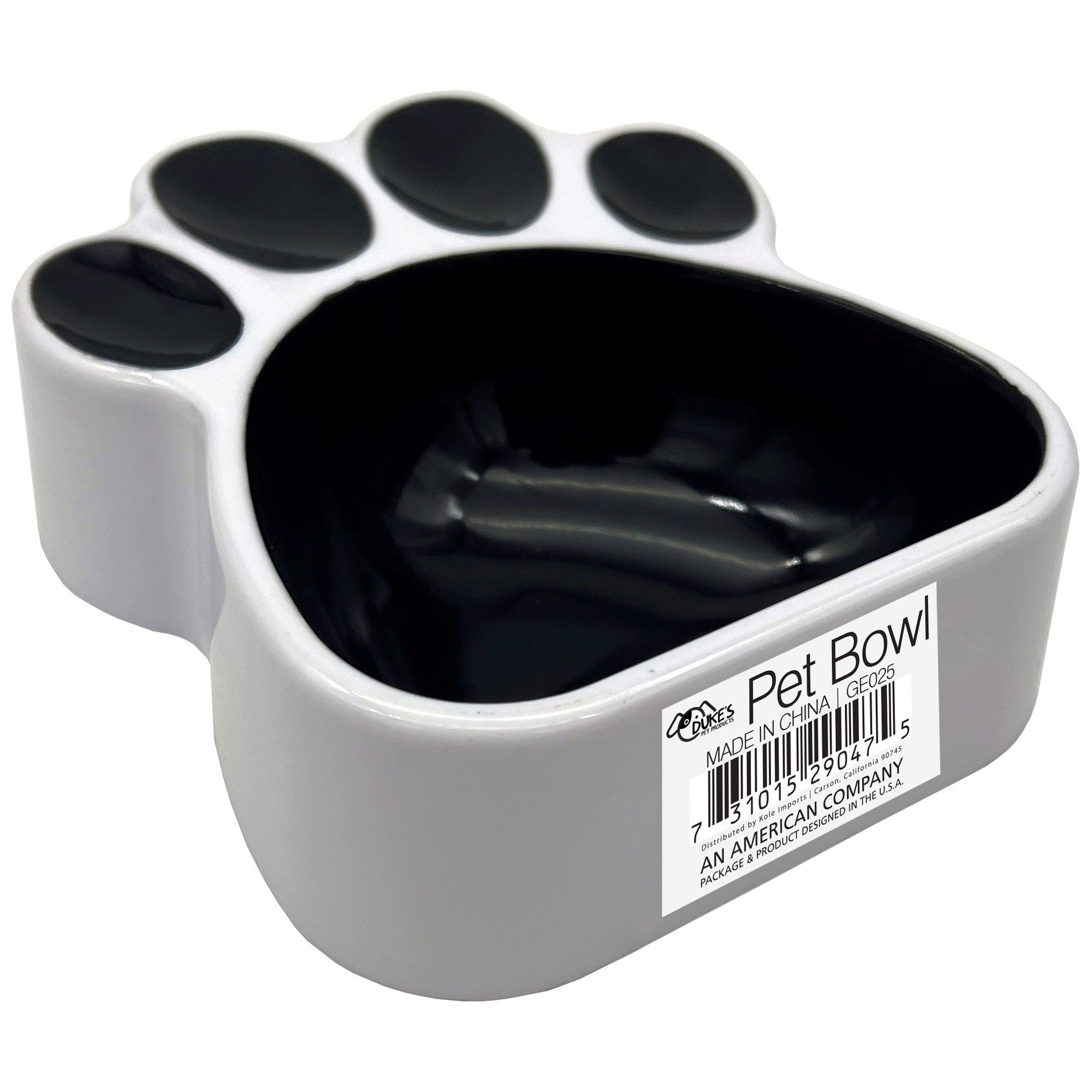 Paw Shaped Dog Bowl - Qty 16