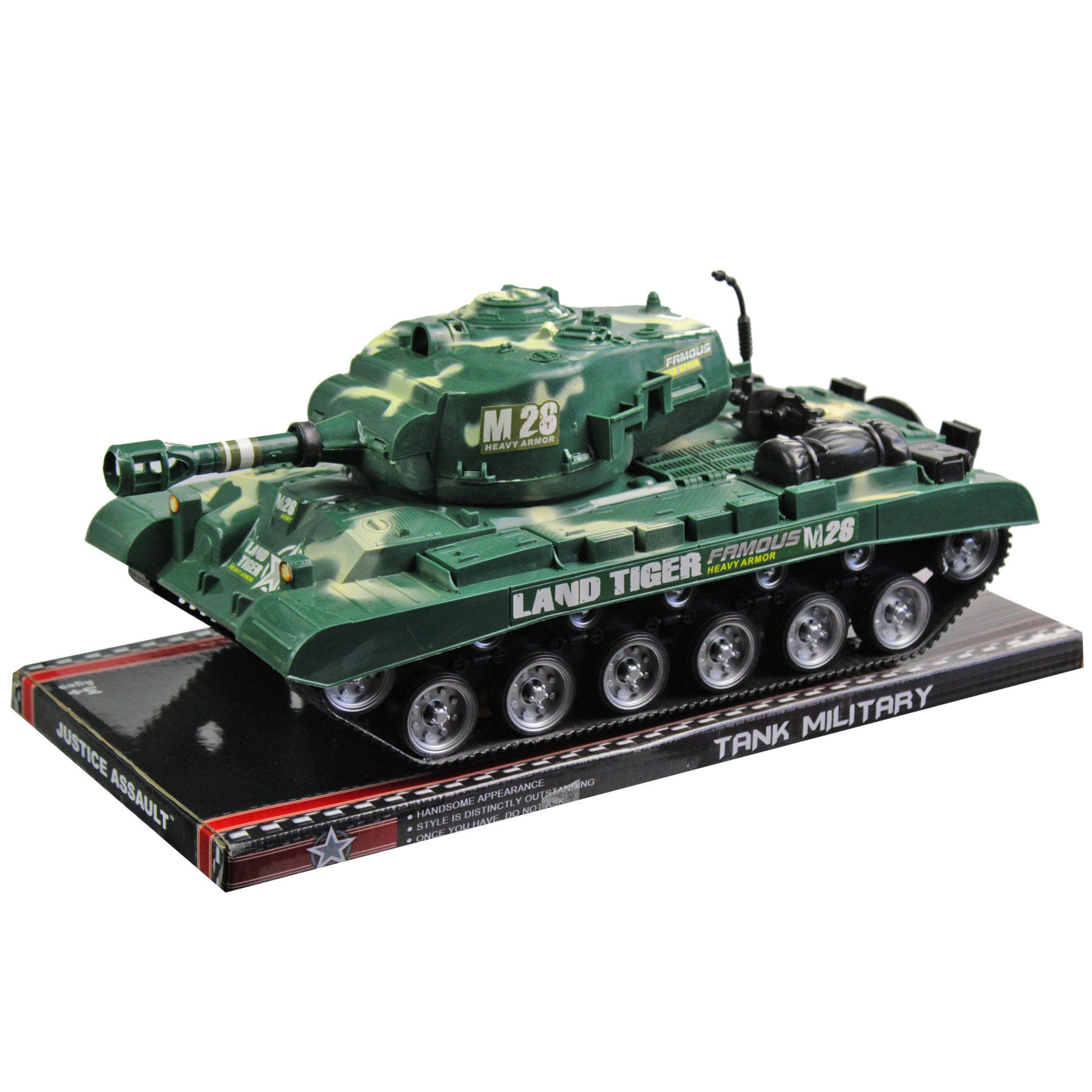 TOY Friction Military Tank 2 Assorted - Qty 4