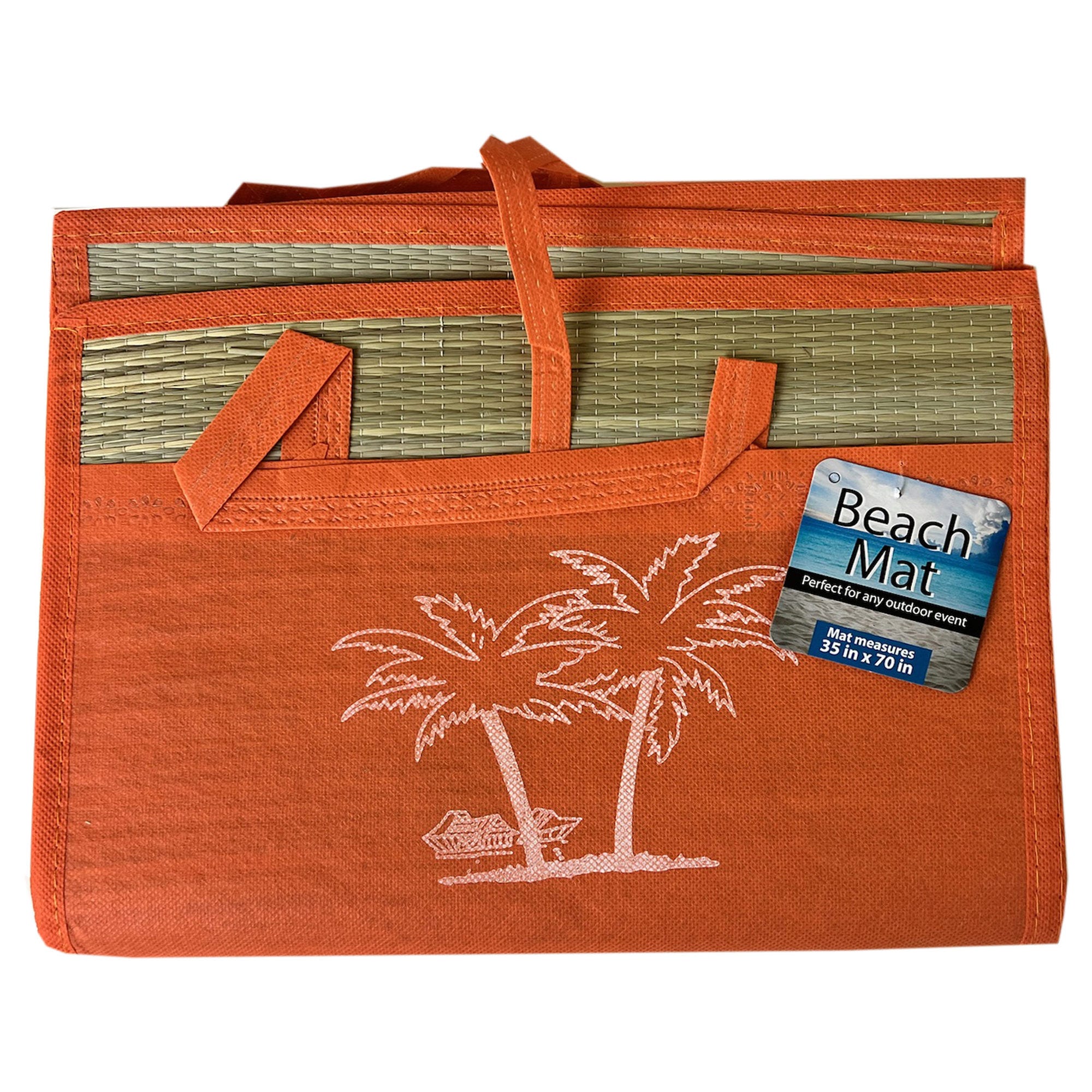 BEACH Straw Mat - Qty 6