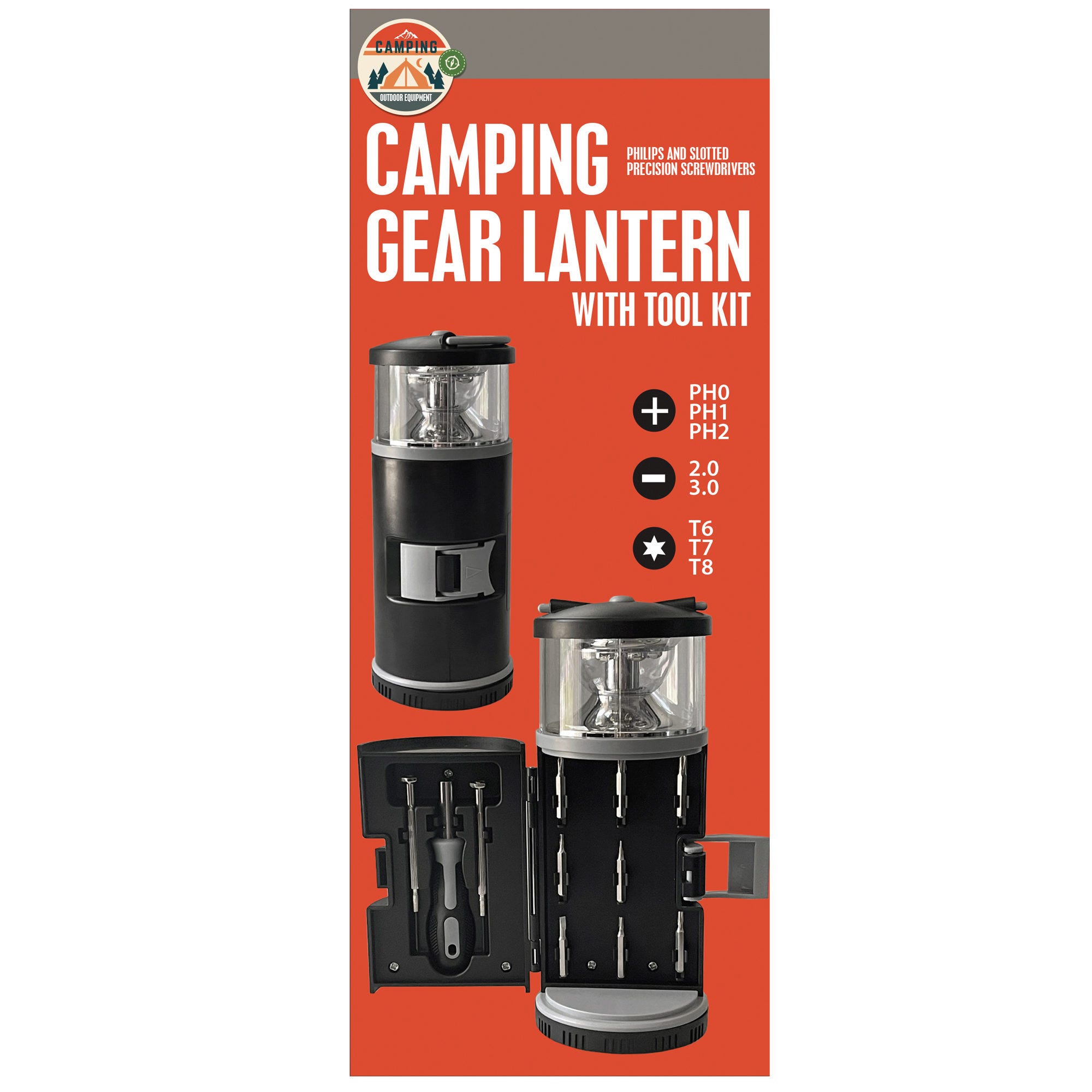 Camping Gear Lantern w/TOOLS Kit - Qty 4