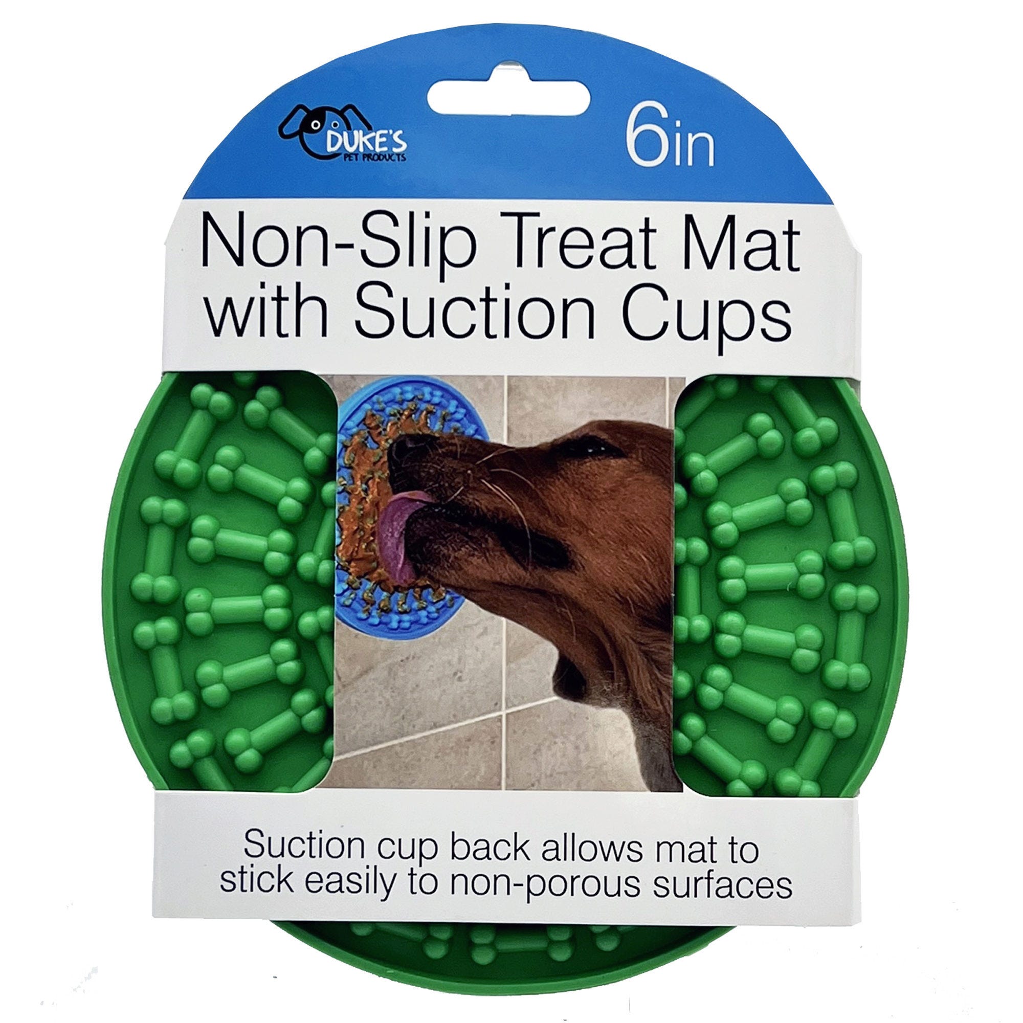 ''6'''' Non-Slip Treat Mat with Suction Cup Bottom - Qty 10''