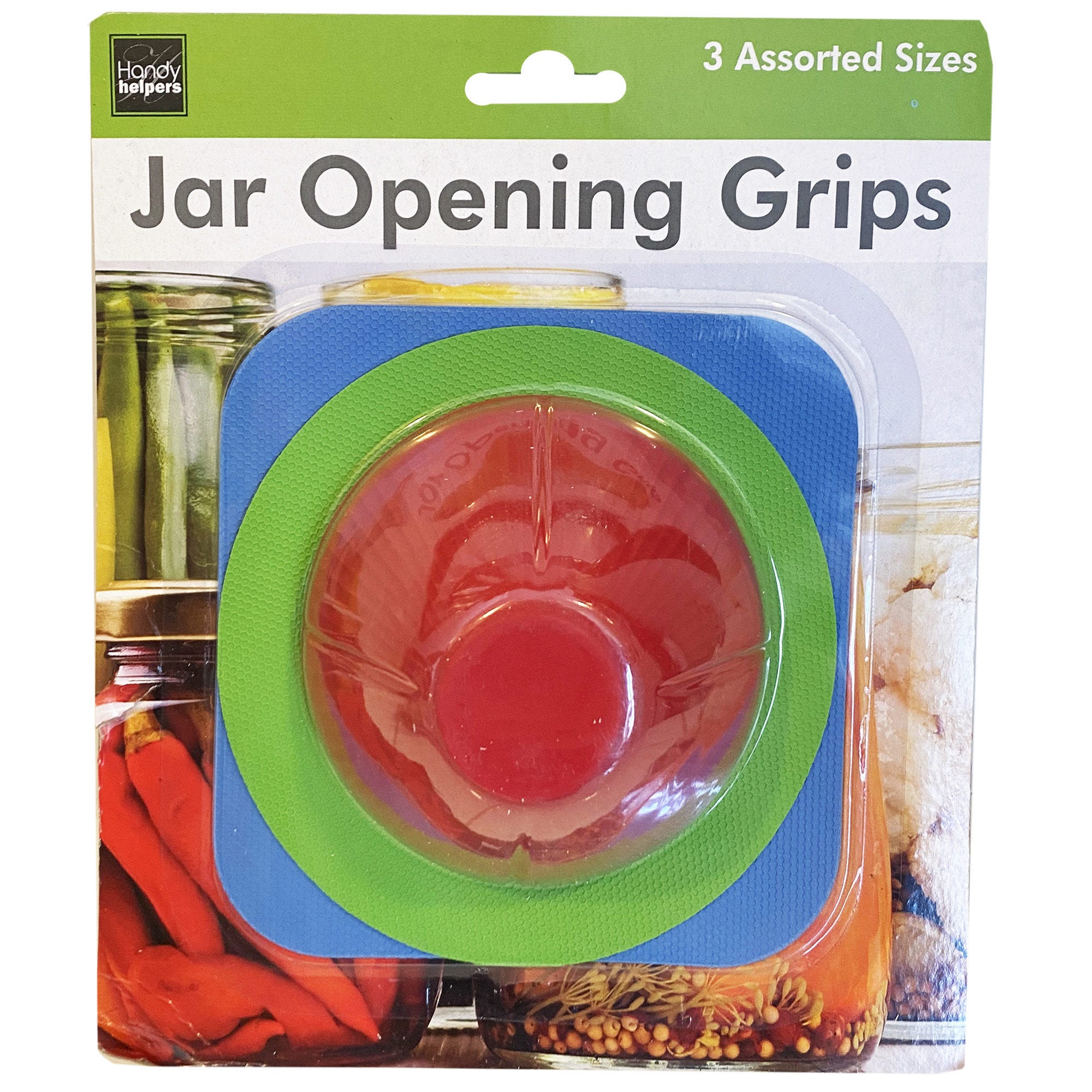 Assorted Size JAR Opening Grips - Qty 12