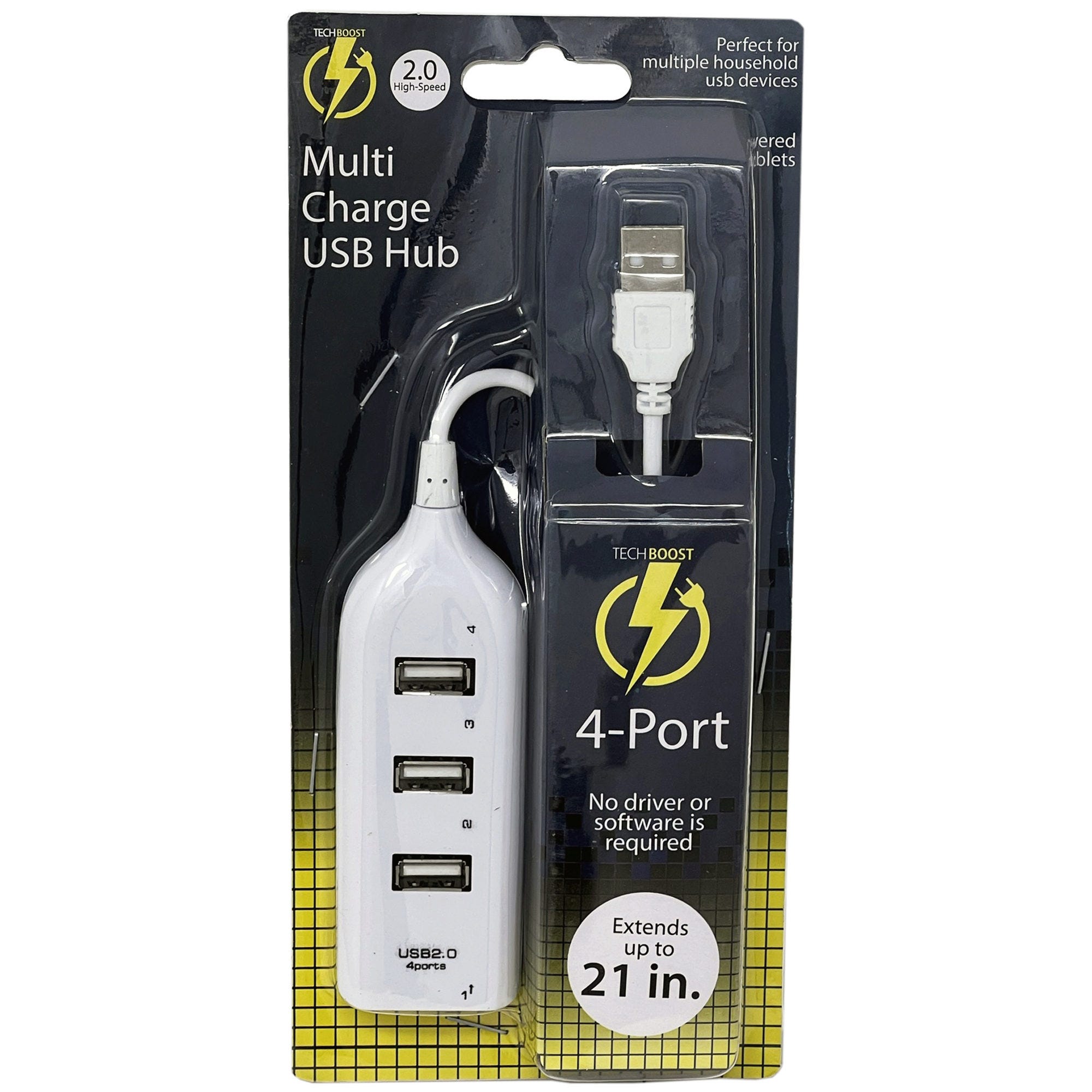 4-Port Multi-Charge USB Hub - Qty 24