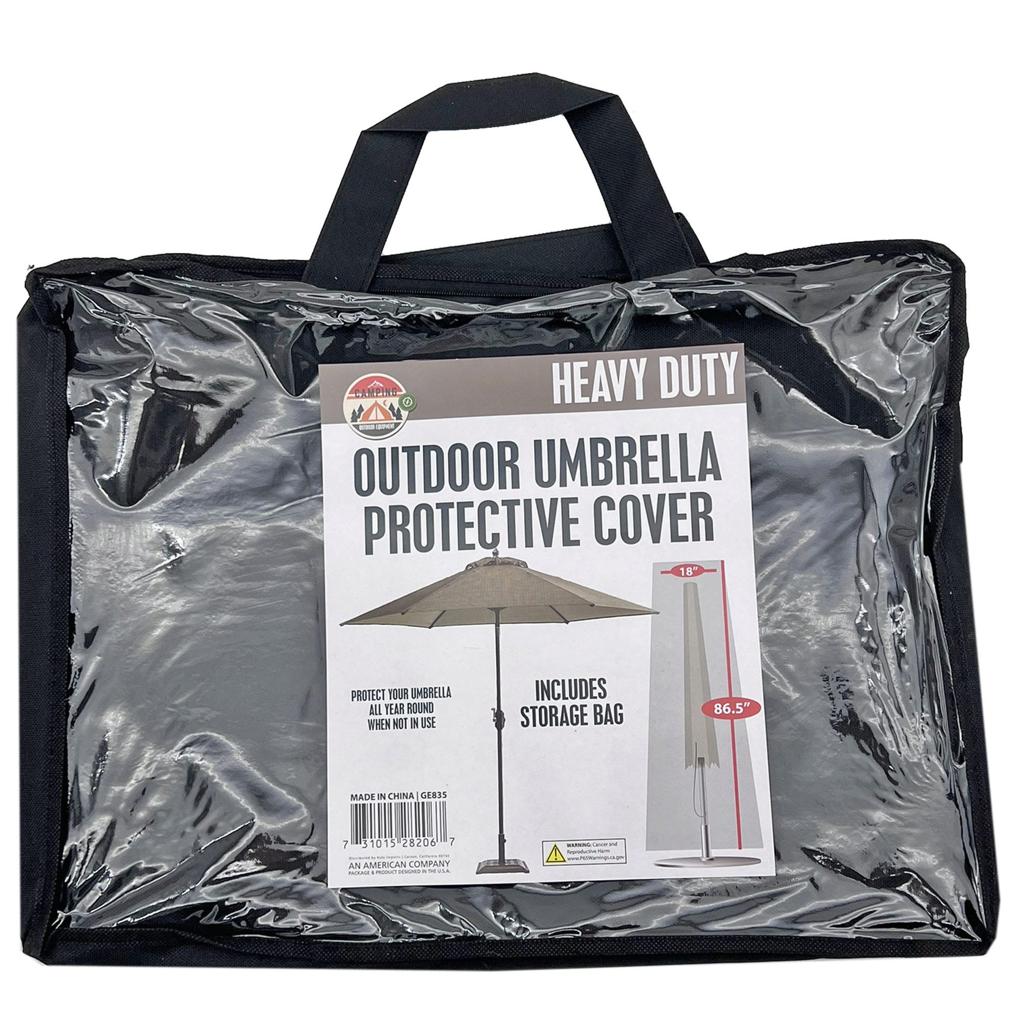 Heavy Duty Outdoor UMBRELLA Protective Cover - Qty 4